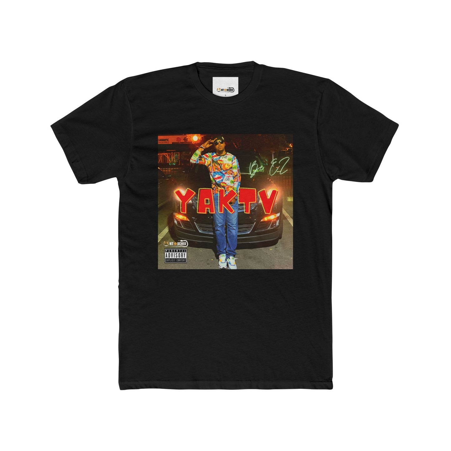 Cover Art Collection Unisex Cotton Crew Tee - ' YAKTV' Graphic T-Shirt