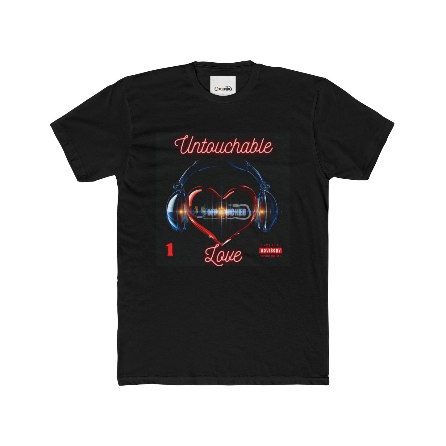 Cover Art Collection Unisex Cotton Crew Tee - 'Untouchable Love Part 1' Graphic T-Shirt