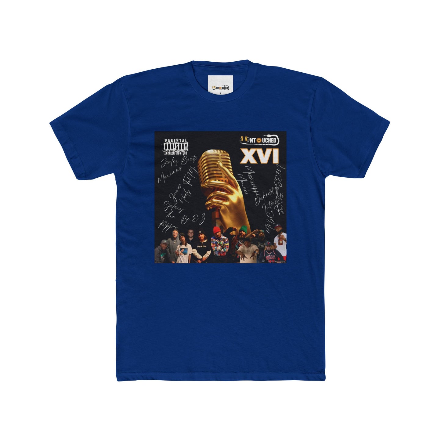 Cover Art Collection Unisex Cotton Crew Tee - 'XVI' Graphic T-Shirt