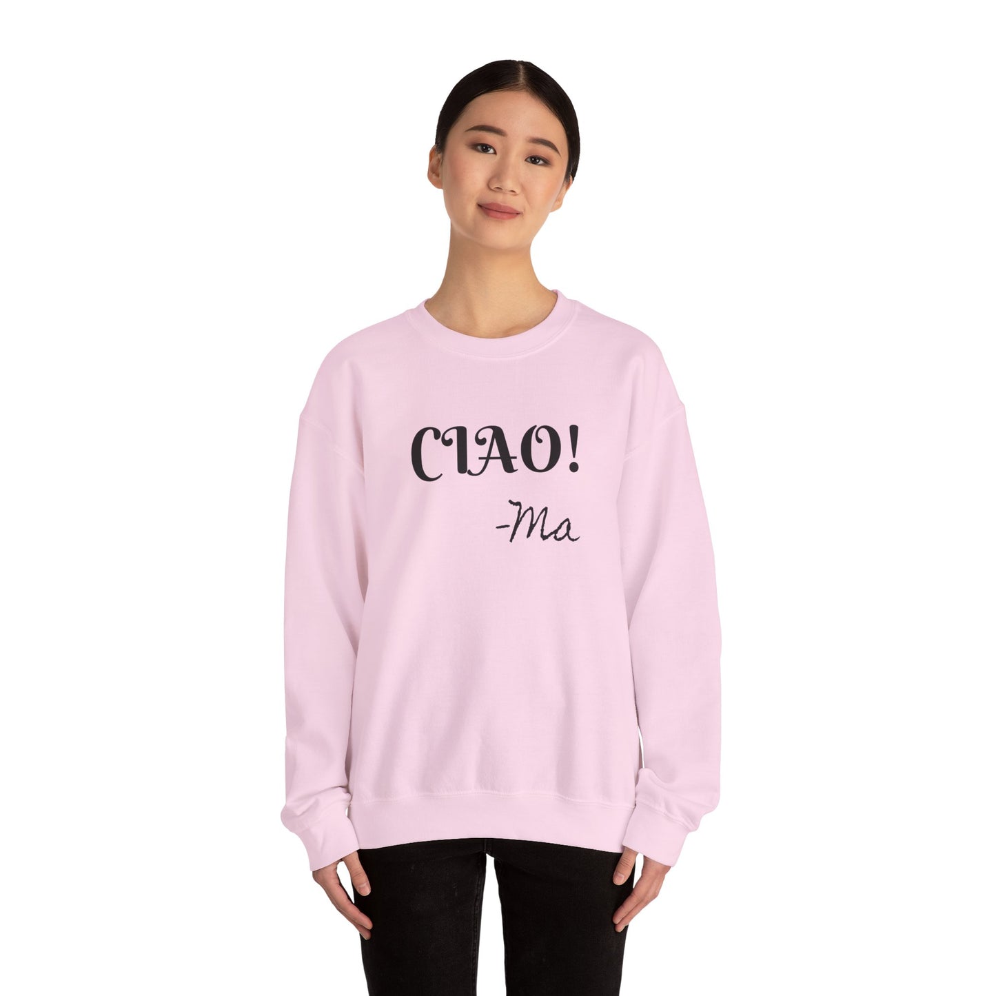 Ciao! Mom Unisex Heavy Blend Sweatshirt - Cozy Gift for Mother's Day & Casual Outings