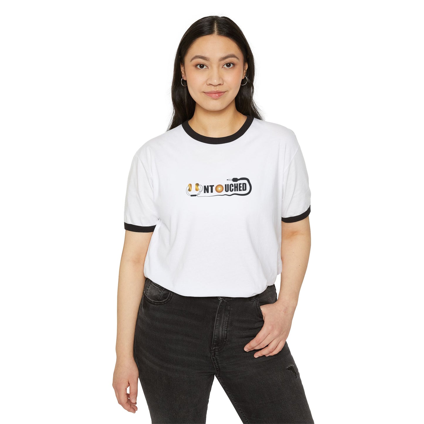 UNTOUCHED Unisex Cotton Ringer T-Shirt