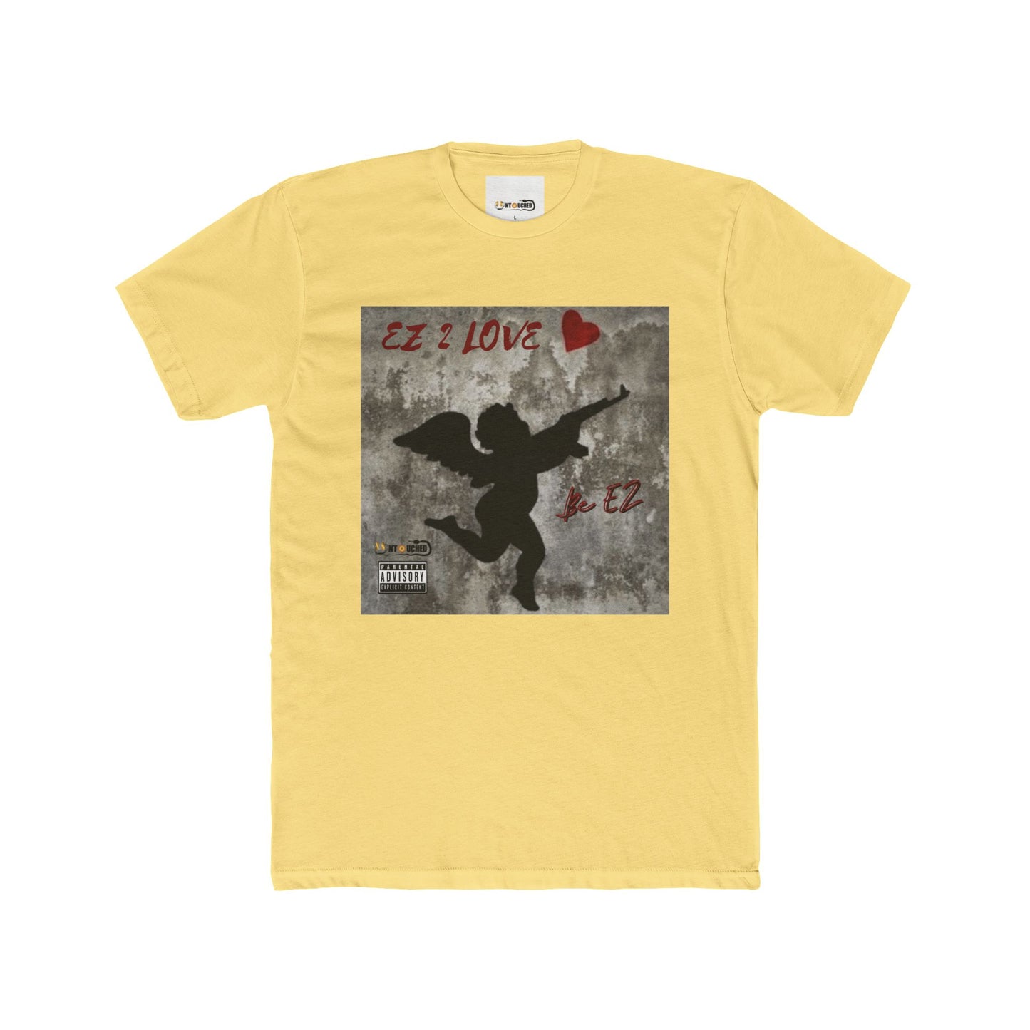 Cover Art Collection Unisex Cotton Crew Tee - ' EZ 2 Love' Graphic T-Shirt