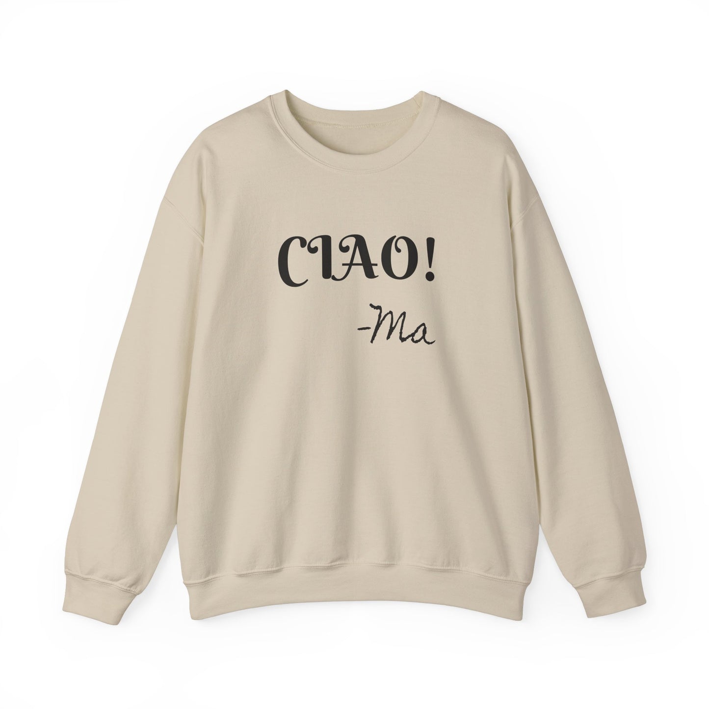Ciao! Mom Unisex Heavy Blend Sweatshirt - Cozy Gift for Mother's Day & Casual Outings