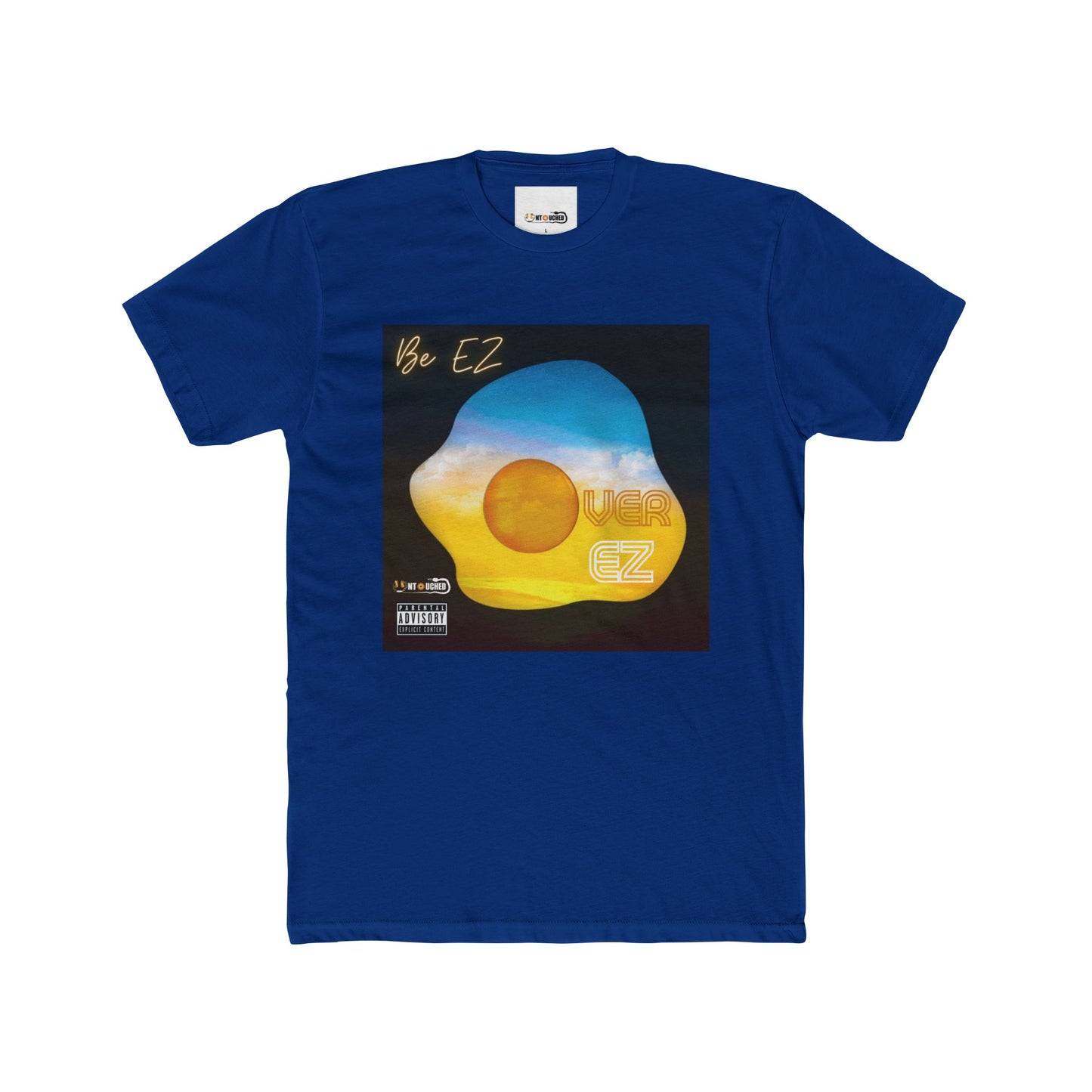 Cover Art Collection Unisex Cotton Crew Tee - 'Over EZ' Graphic T-Shirt