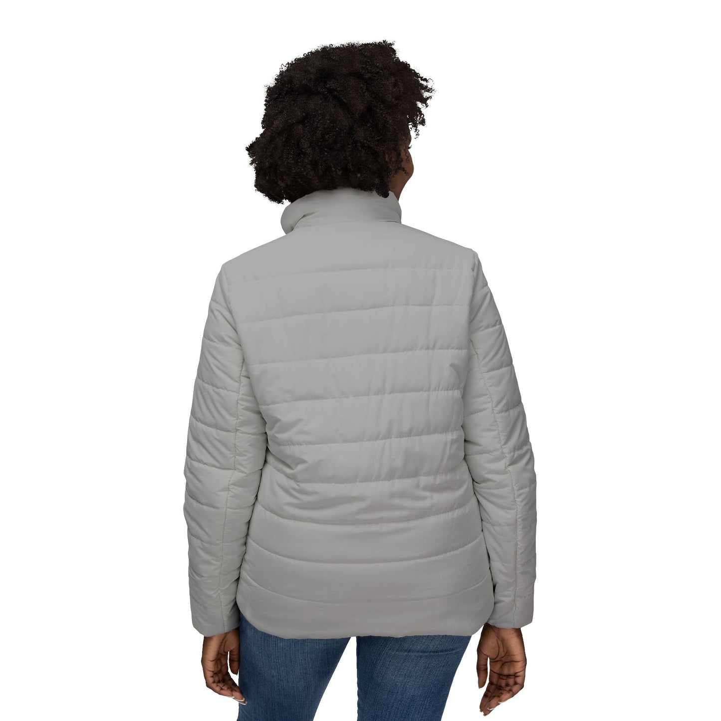 Grey Women’s Stylish UNTOUCHED Puffer Jacket - Perfect for Cozy Days & Outdoor Adventures