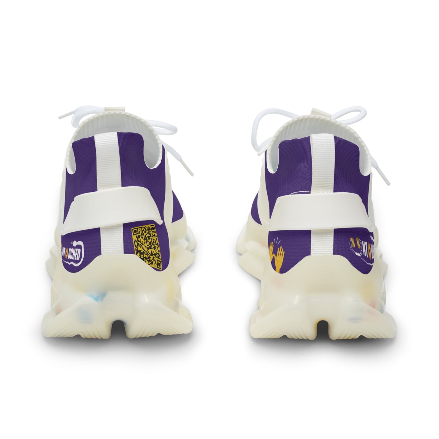 Purple Heart UNTOUCHED Men's Mesh Sneakers 'That U Letter'