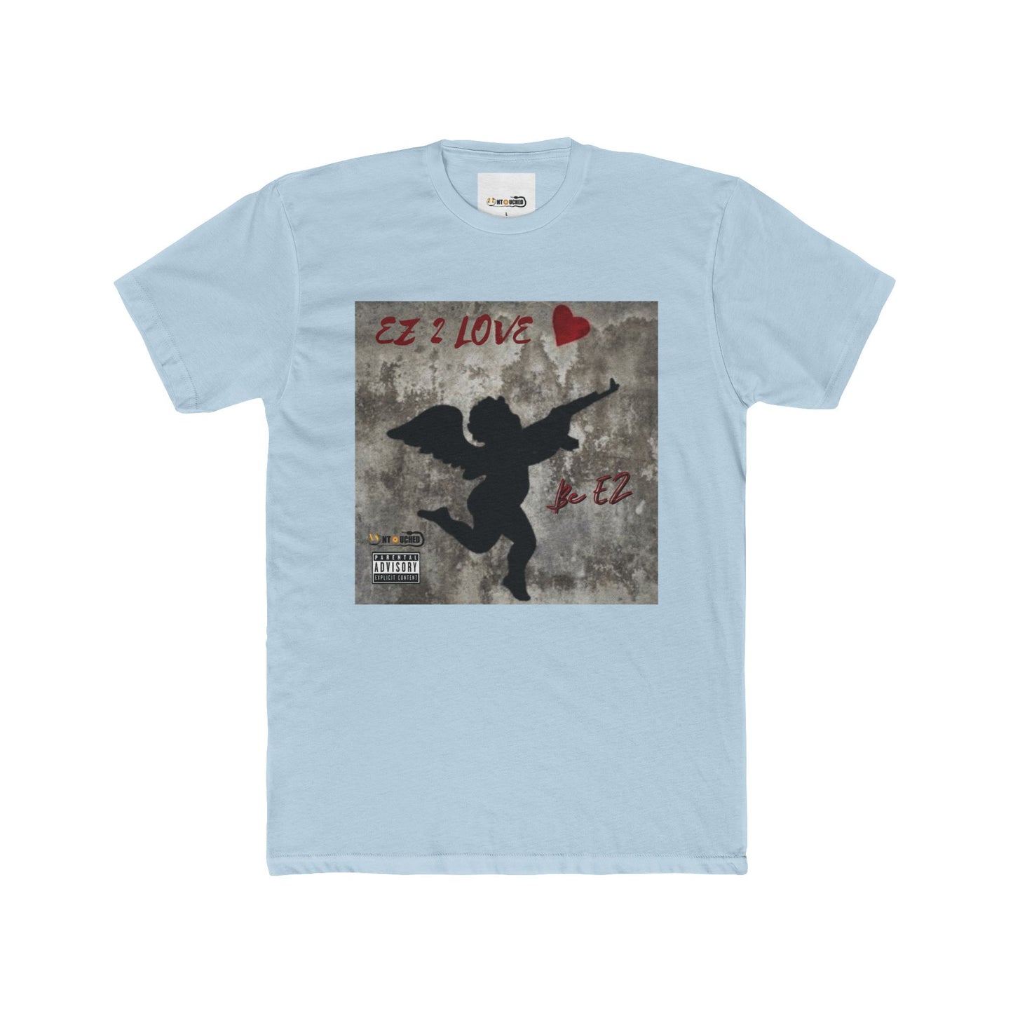 Cover Art Collection Unisex Cotton Crew Tee - ' EZ 2 Love' Graphic T-Shirt