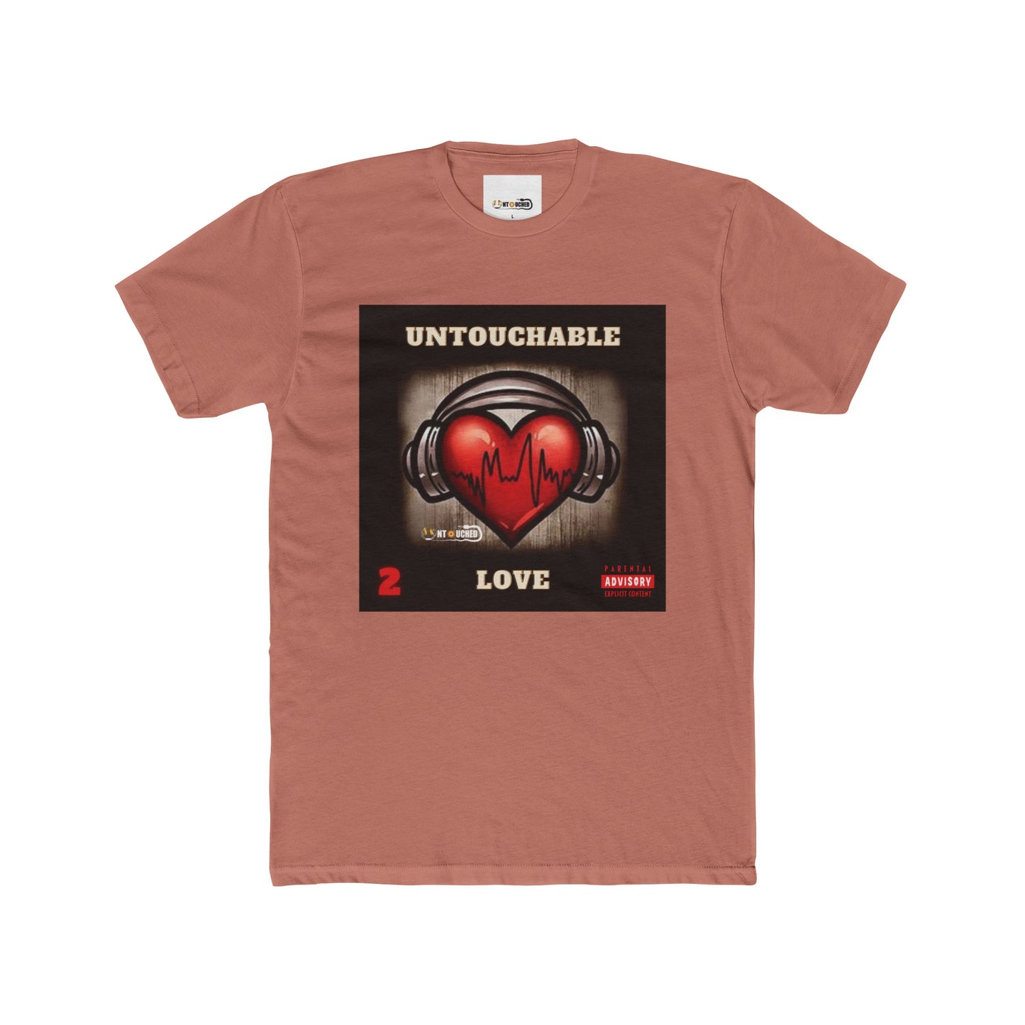 Cover Art Collection Unisex Cotton Crew Tee - 'Untouchable Love Part 2' Graphic T-Shirt