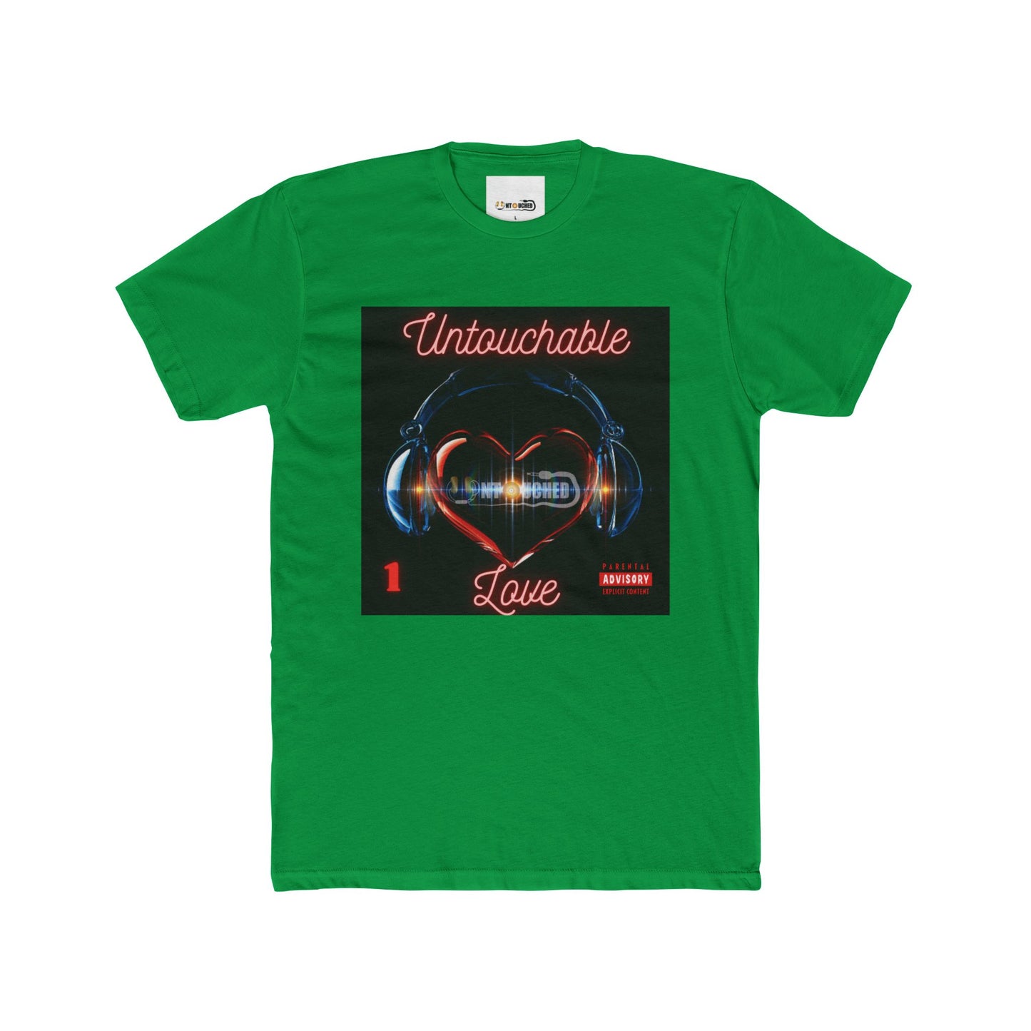 Cover Art Collection Unisex Cotton Crew Tee - 'Untouchable Love Part 1' Graphic T-Shirt