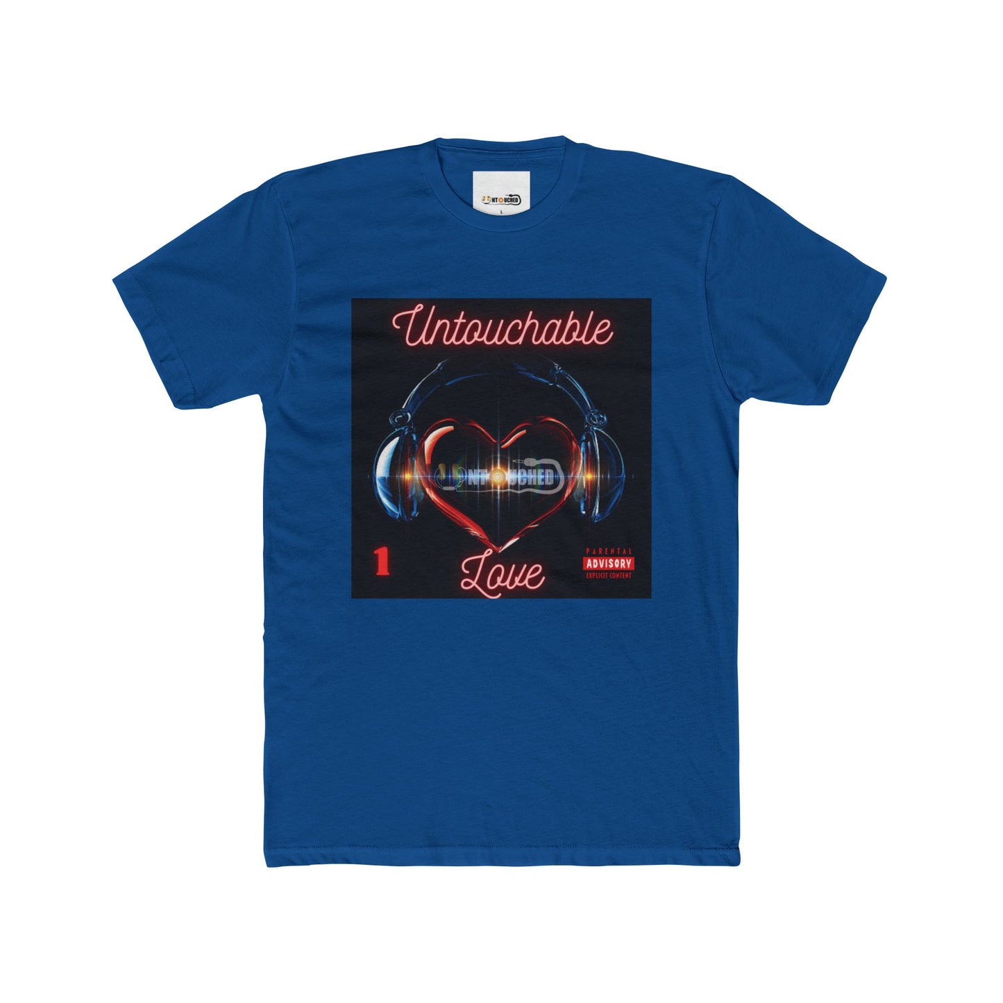 Cover Art Collection Unisex Cotton Crew Tee - 'Untouchable Love Part 1' Graphic T-Shirt