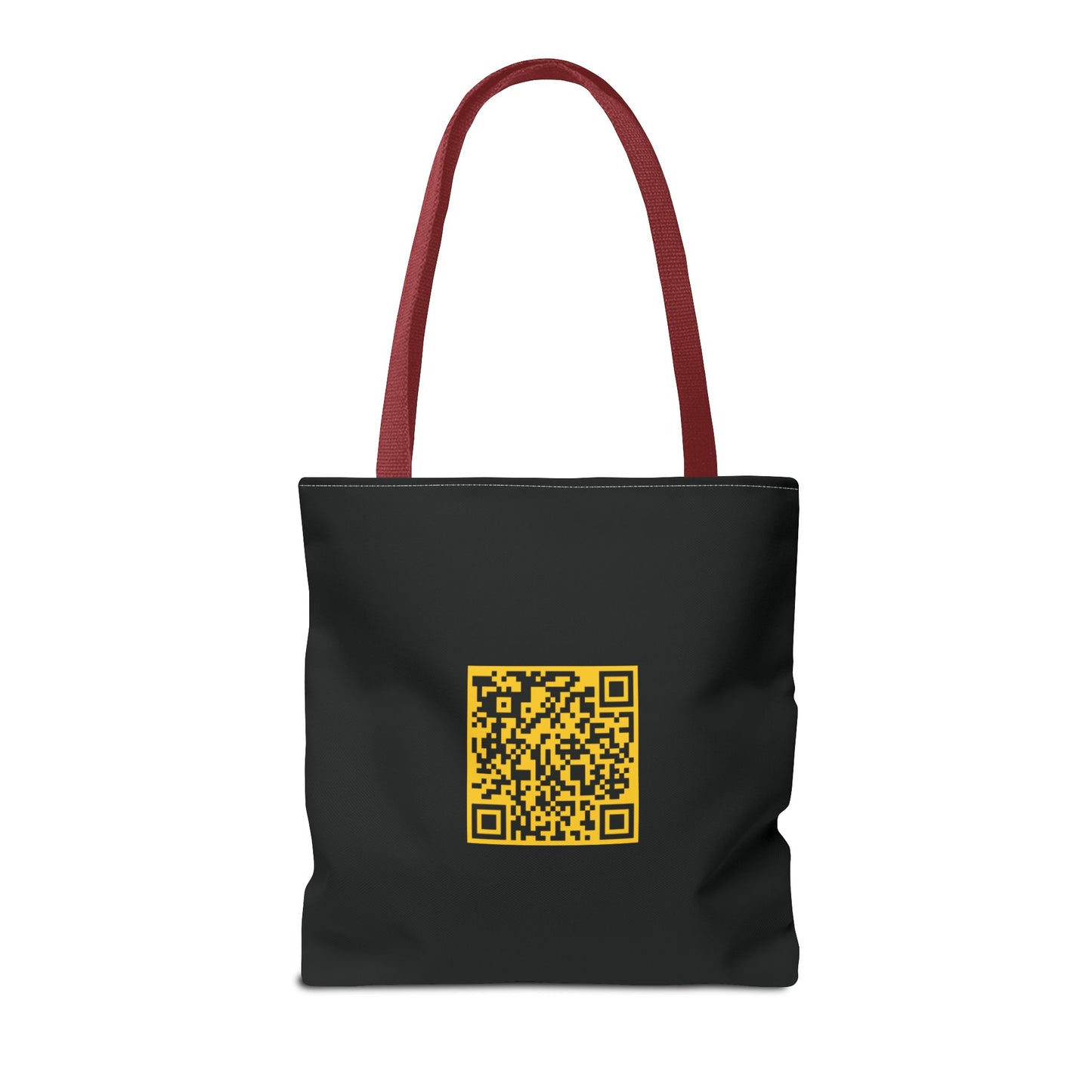 Untouched Music-Themed Tote Bag with QR Code