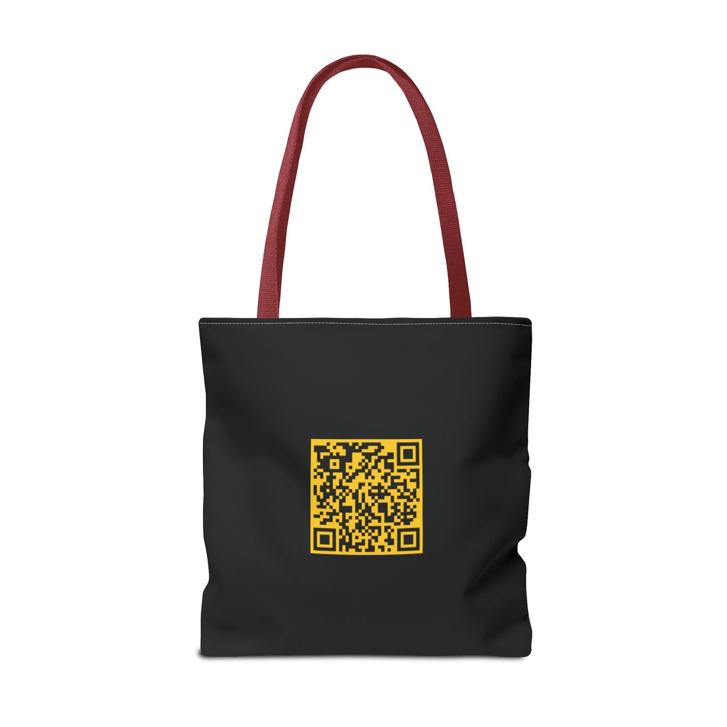 Untouched Music-Themed Tote Bag with QR Code