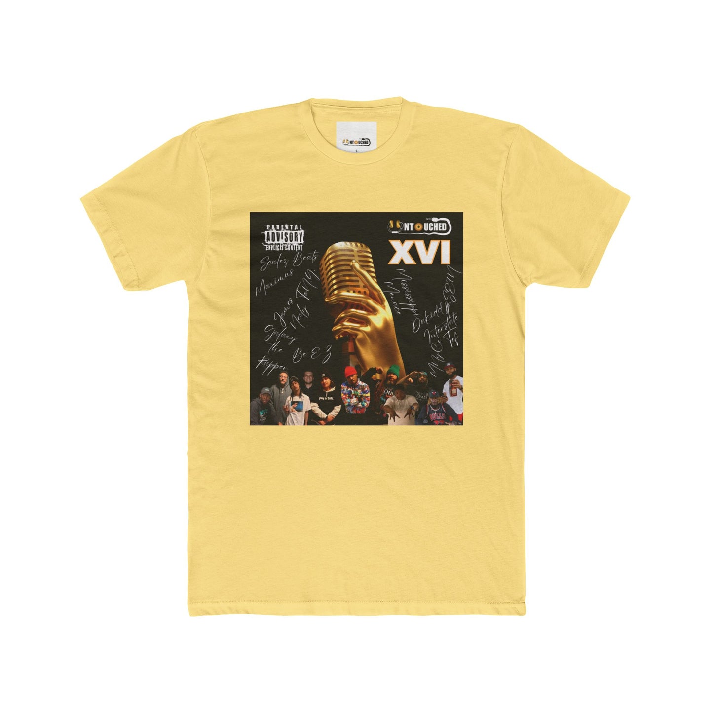 Cover Art Collection Unisex Cotton Crew Tee - 'XVI' Graphic T-Shirt