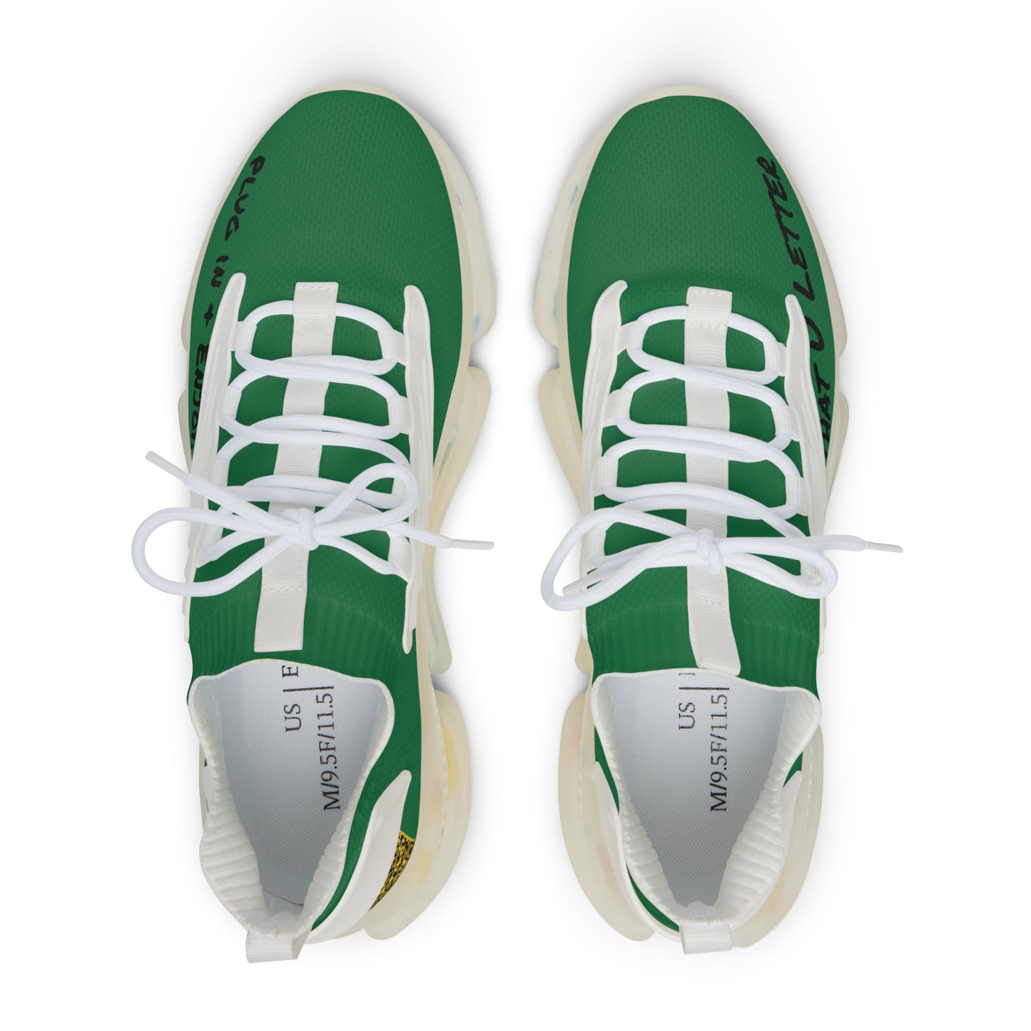Green Light UNTOUCHED Men's Mesh Sneakers 'That U Letter'