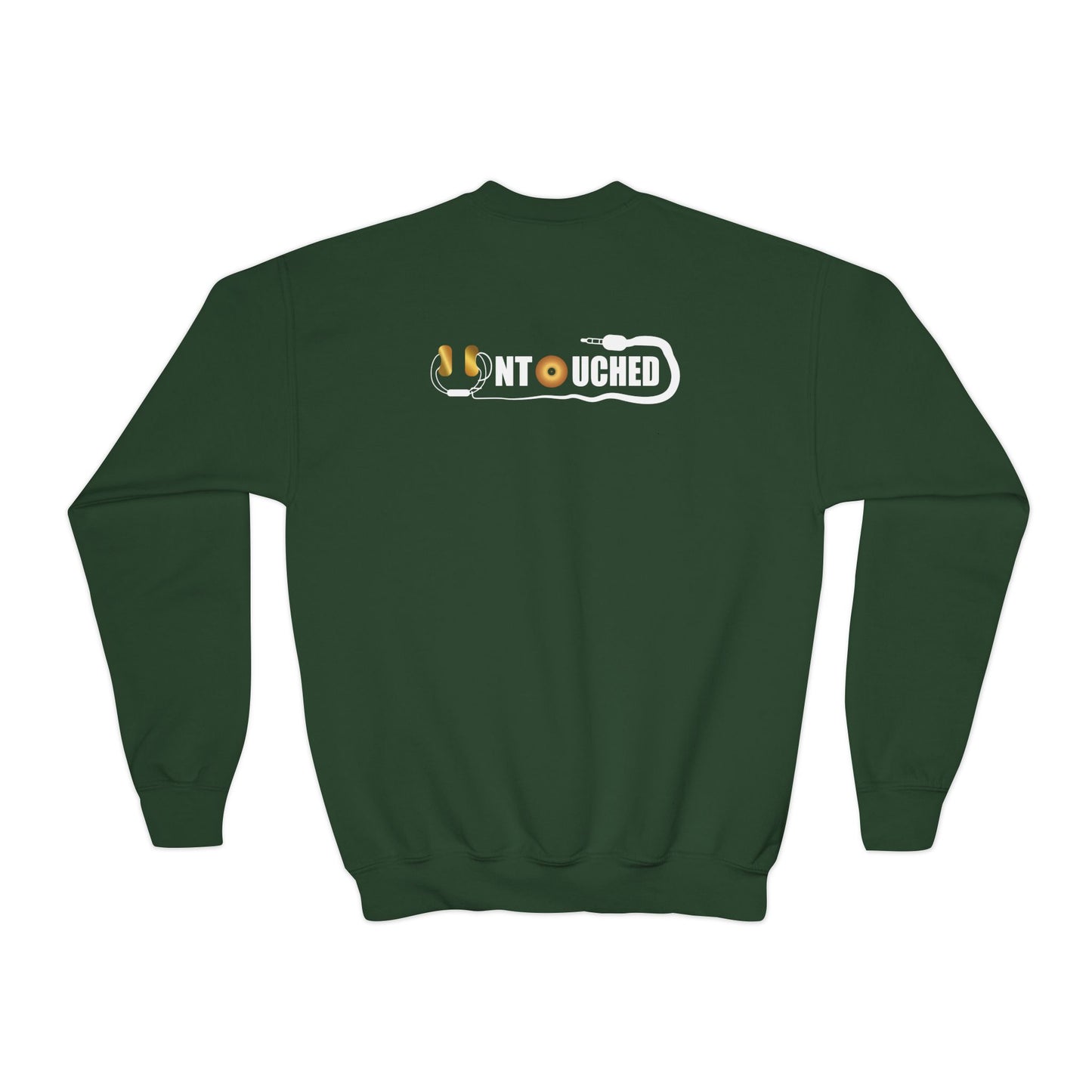 Youth Crewneck Sweatshirt - The Why Kidz Star and Untouched Design