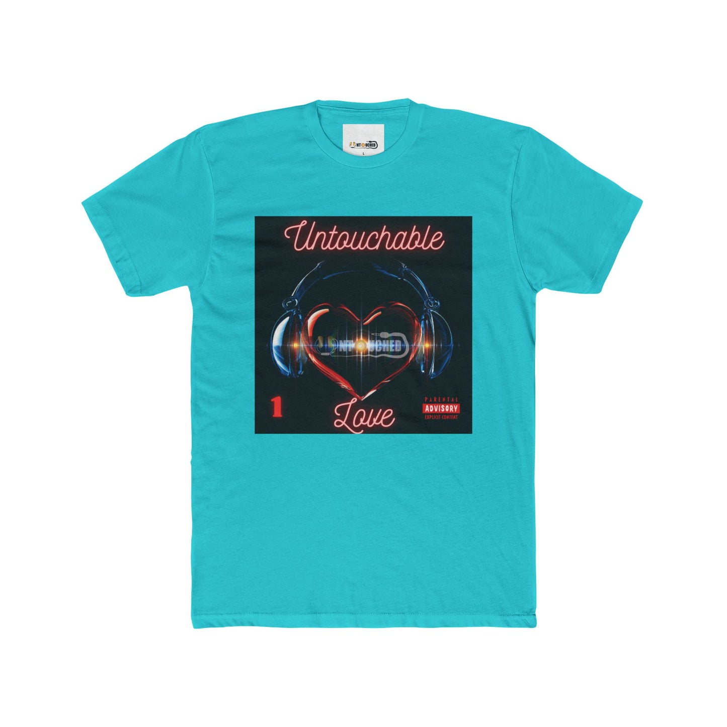 Cover Art Collection Unisex Cotton Crew Tee - 'Untouchable Love Part 1' Graphic T-Shirt