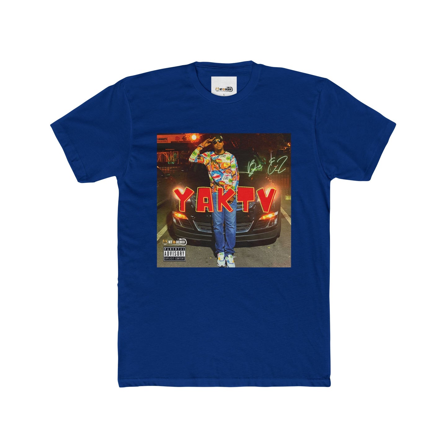 Cover Art Collection Unisex Cotton Crew Tee - ' YAKTV' Graphic T-Shirt