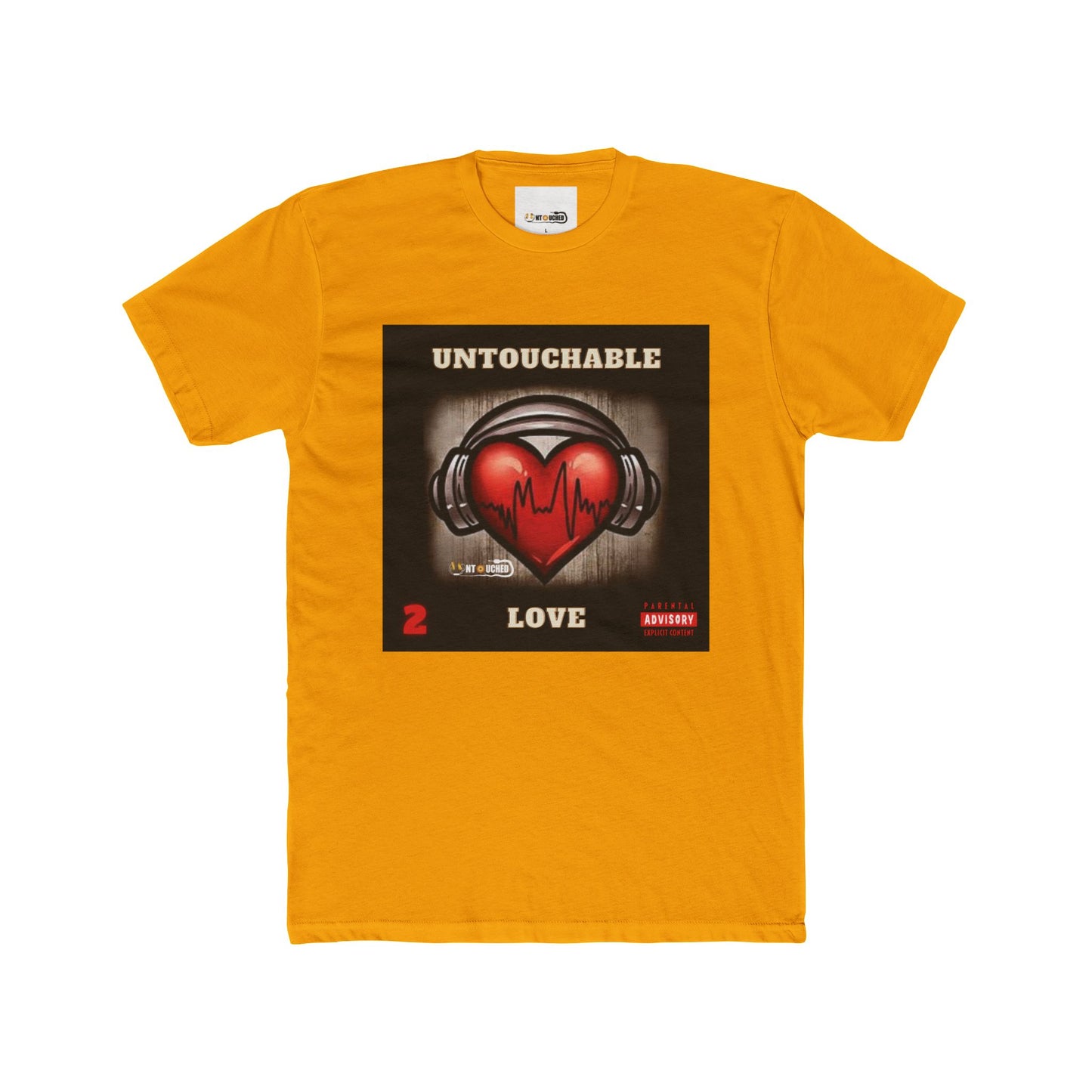 Cover Art Collection Unisex Cotton Crew Tee - 'Untouchable Love Part 2' Graphic T-Shirt