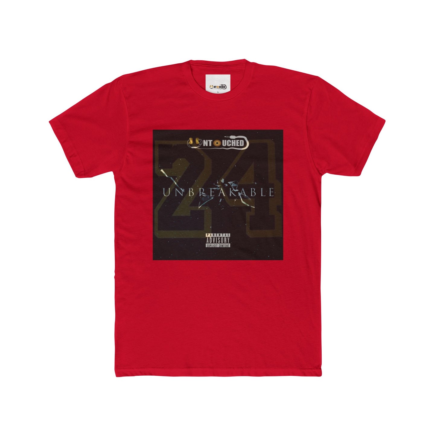 Cover Art Collection Unisex Cotton Crew Tee - 'Unbreakable' Graphic T-Shirt
