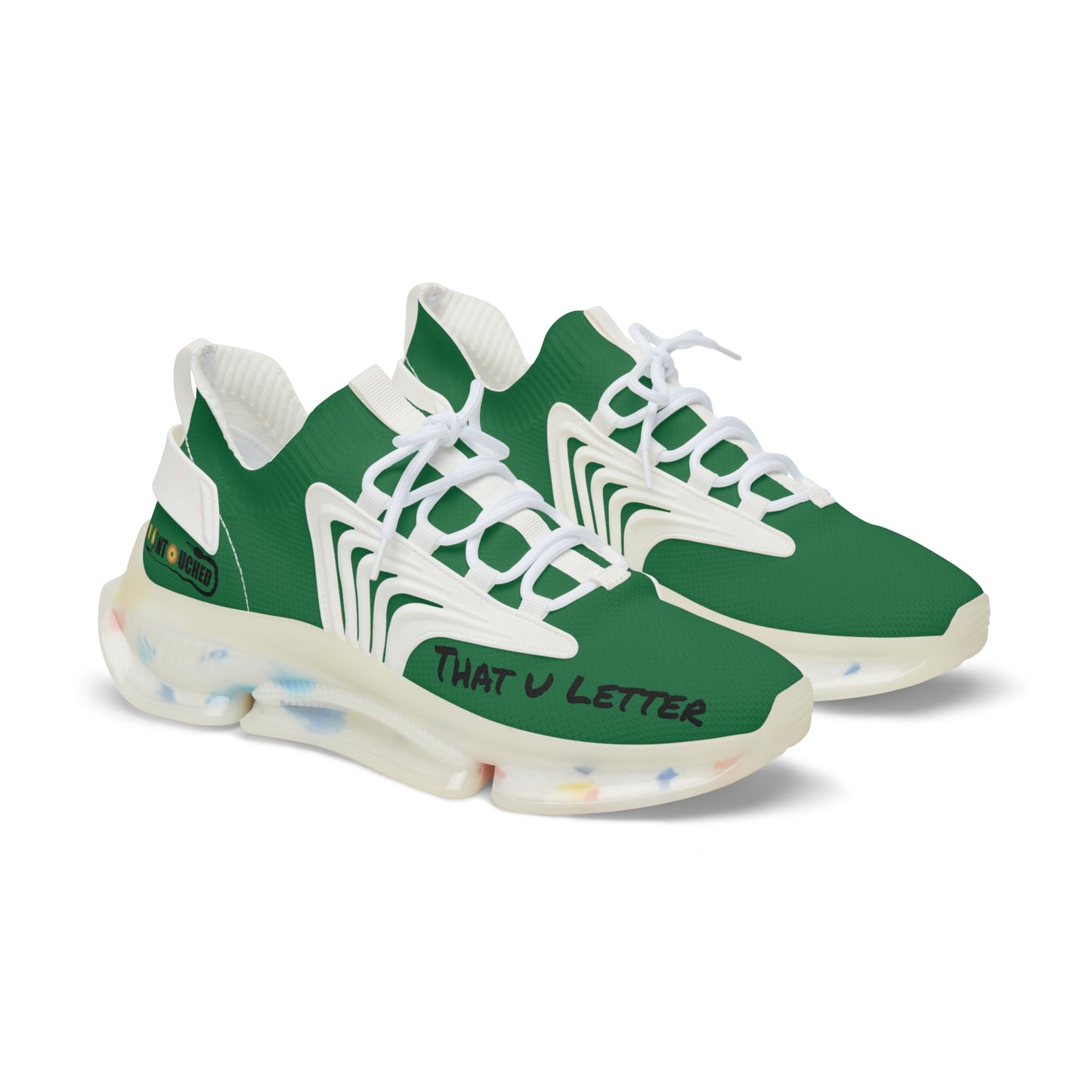 Green Light UNTOUCHED Men's Mesh Sneakers 'That U Letter'