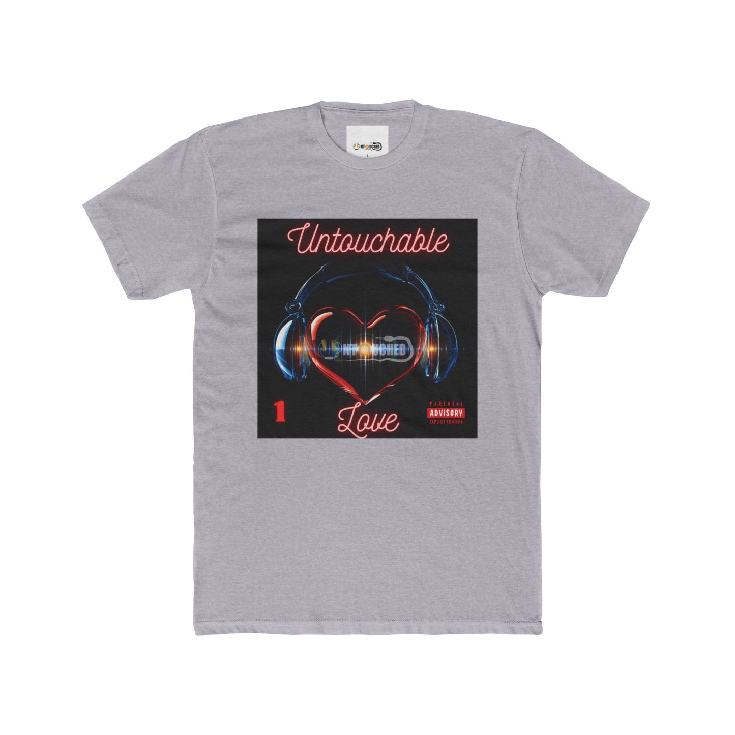 Cover Art Collection Unisex Cotton Crew Tee - 'Untouchable Love Part 1' Graphic T-Shirt