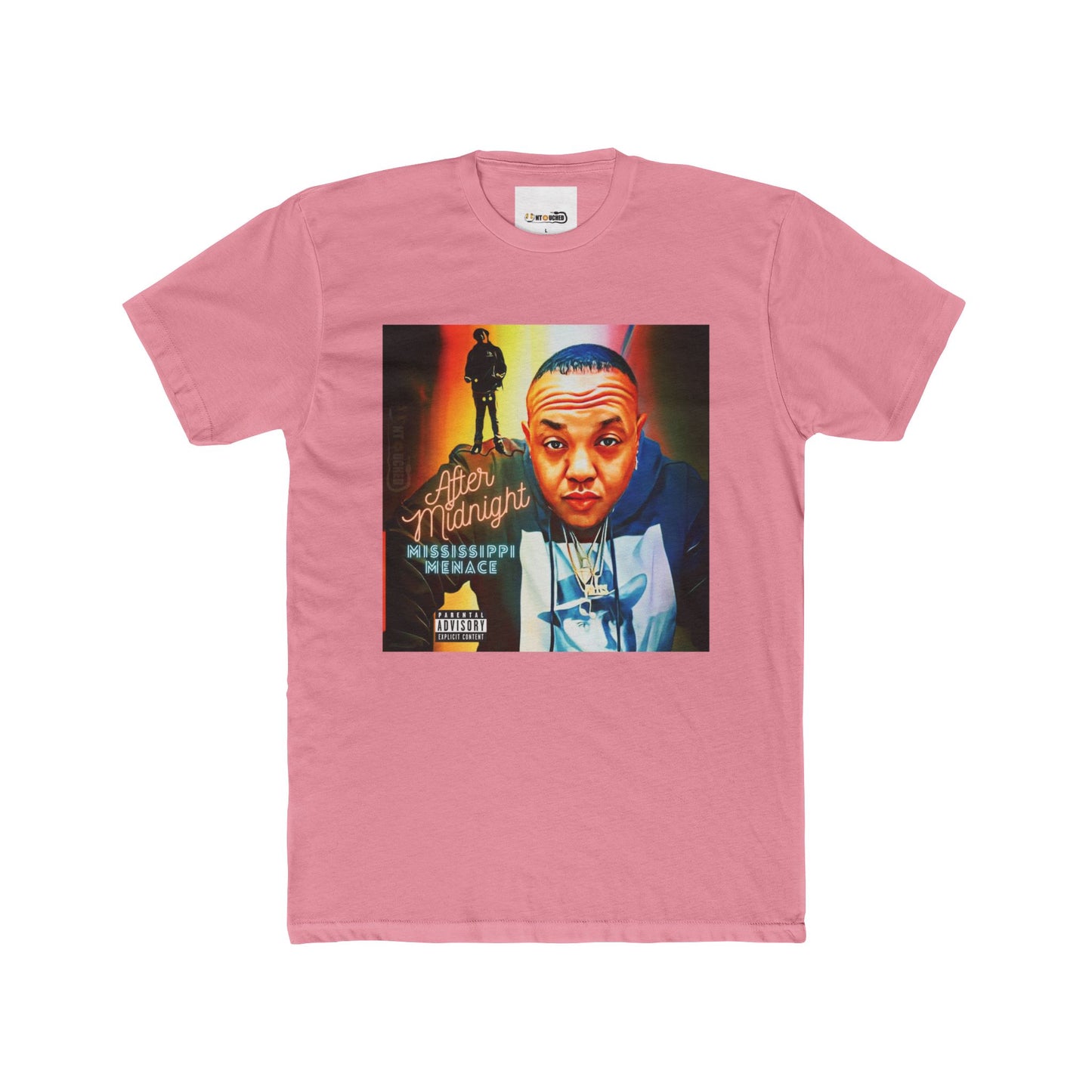 Cover Art Collection Unisex Cotton Crew Tee - 'After Midnight' Graphic T-Shirt