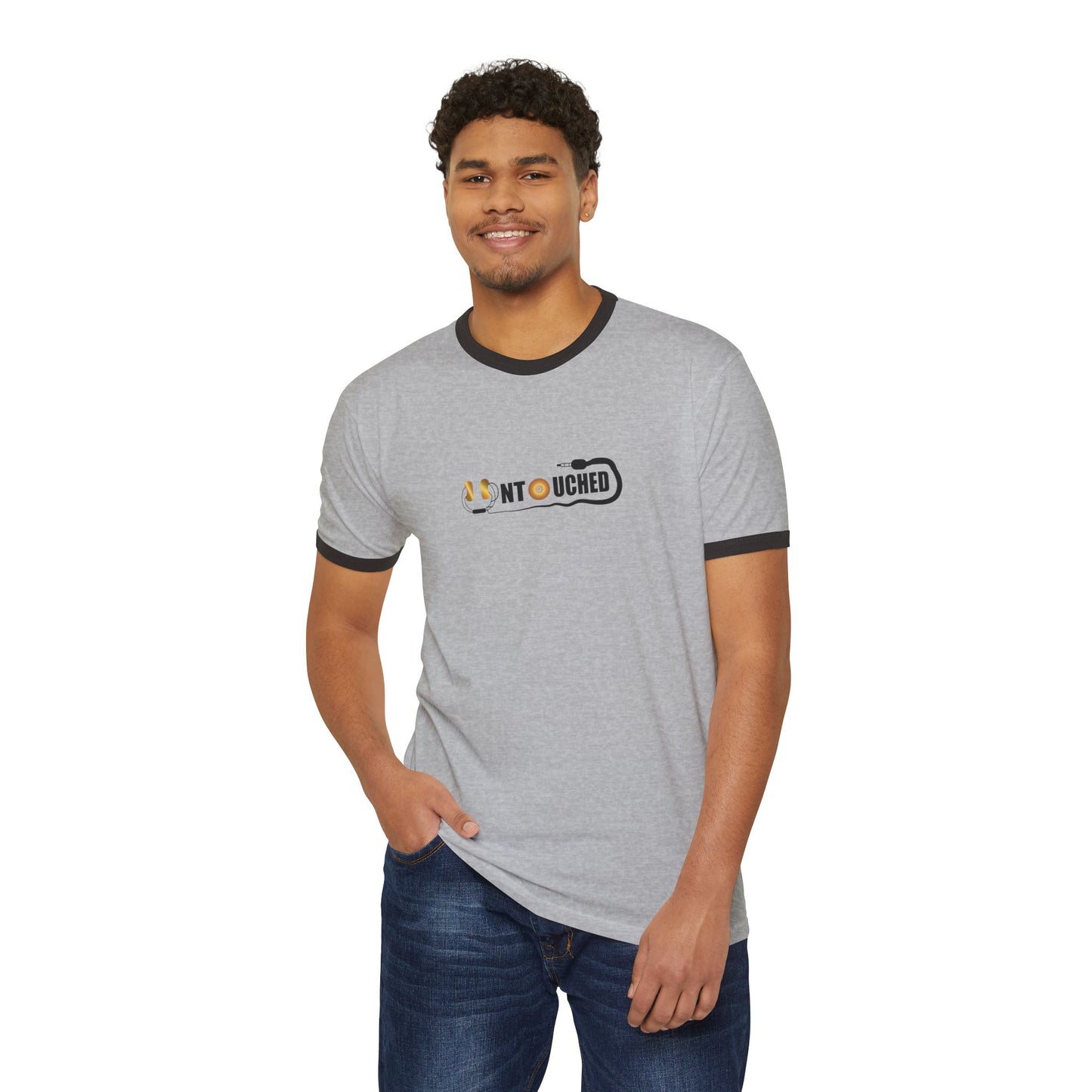 UNTOUCHED Unisex Cotton Ringer T-Shirt