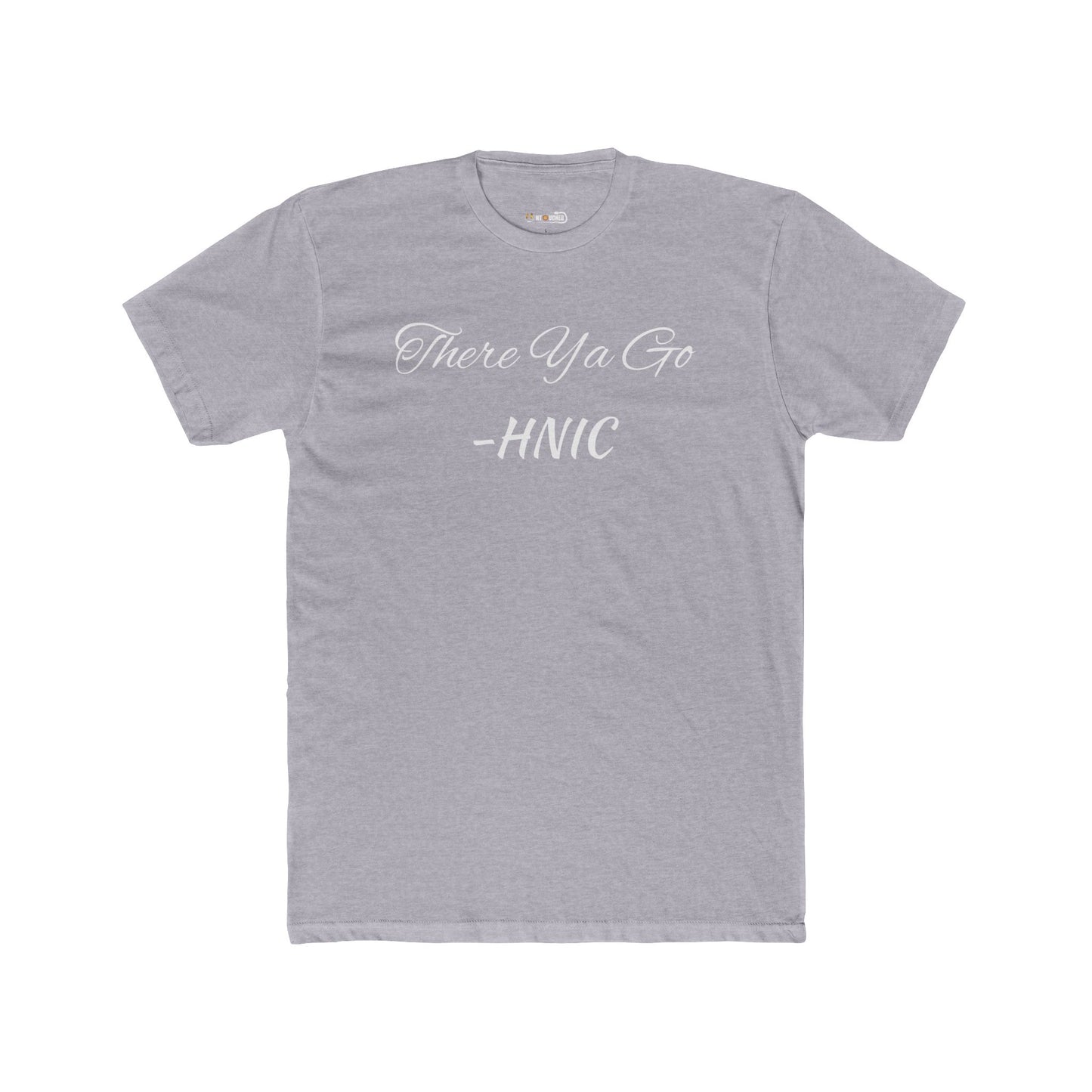 Unisex HNIC Cotton Crew Tee - Fun Emoji Design for Everyday Wear