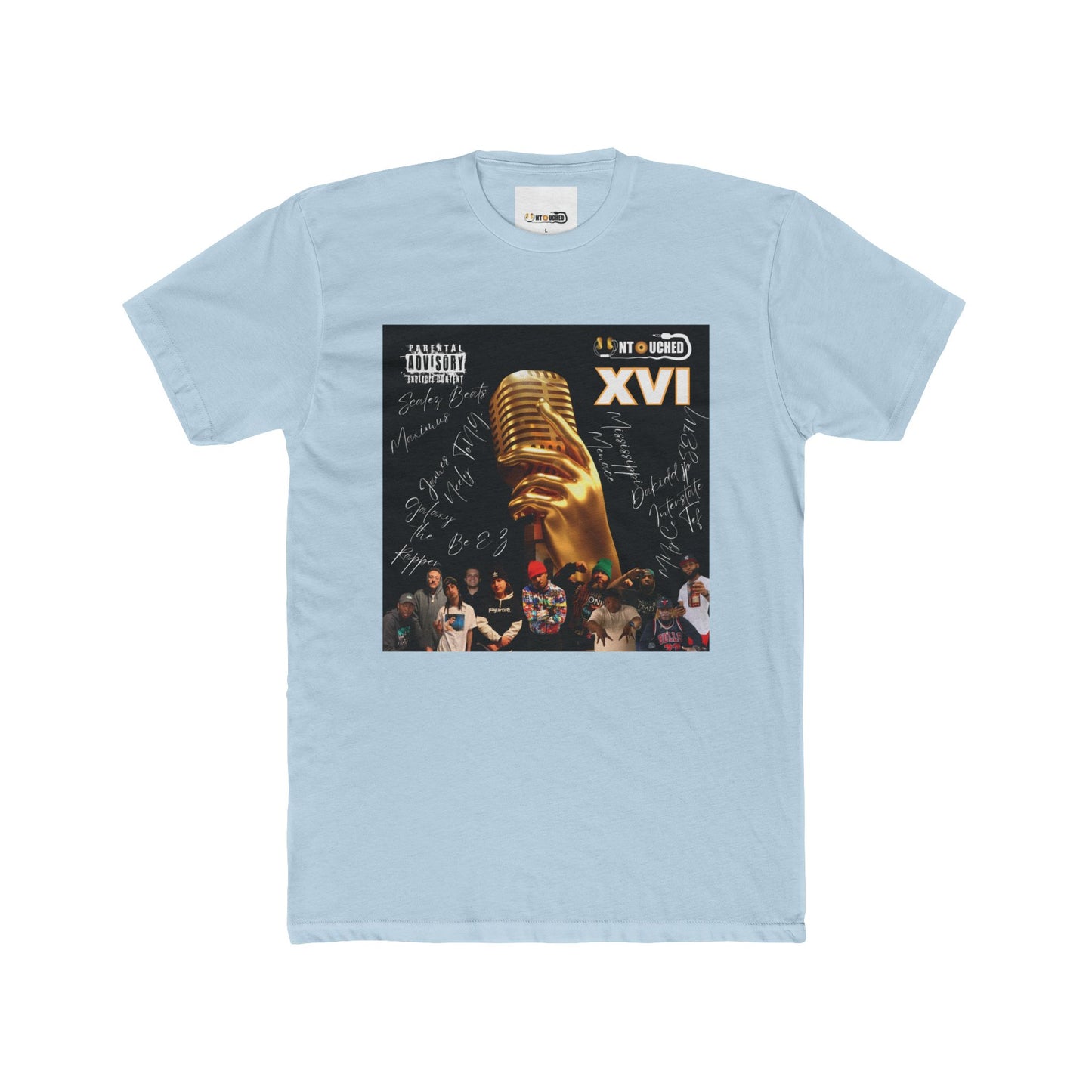 Cover Art Collection Unisex Cotton Crew Tee - 'XVI' Graphic T-Shirt