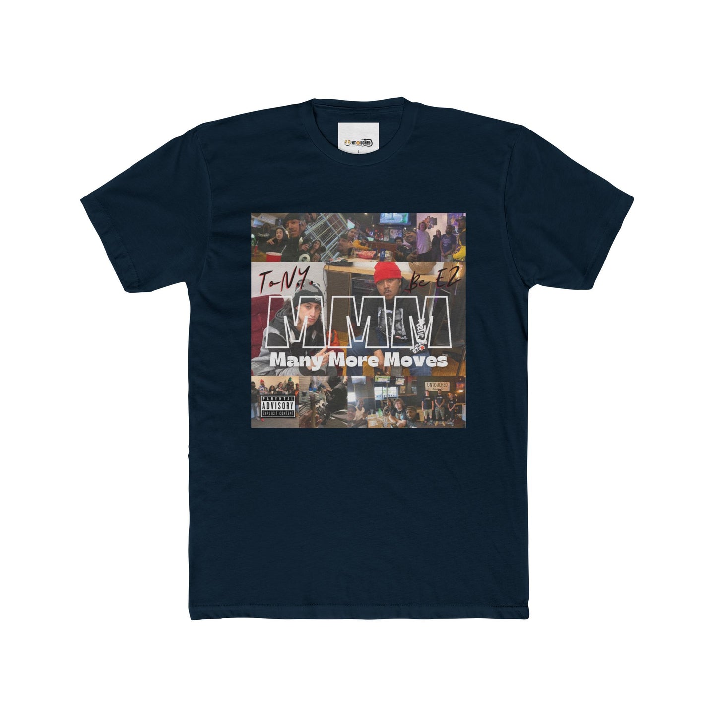 Cover Art Collection Unisex Cotton Crew Tee - 'MMM' Graphic T-Shirt