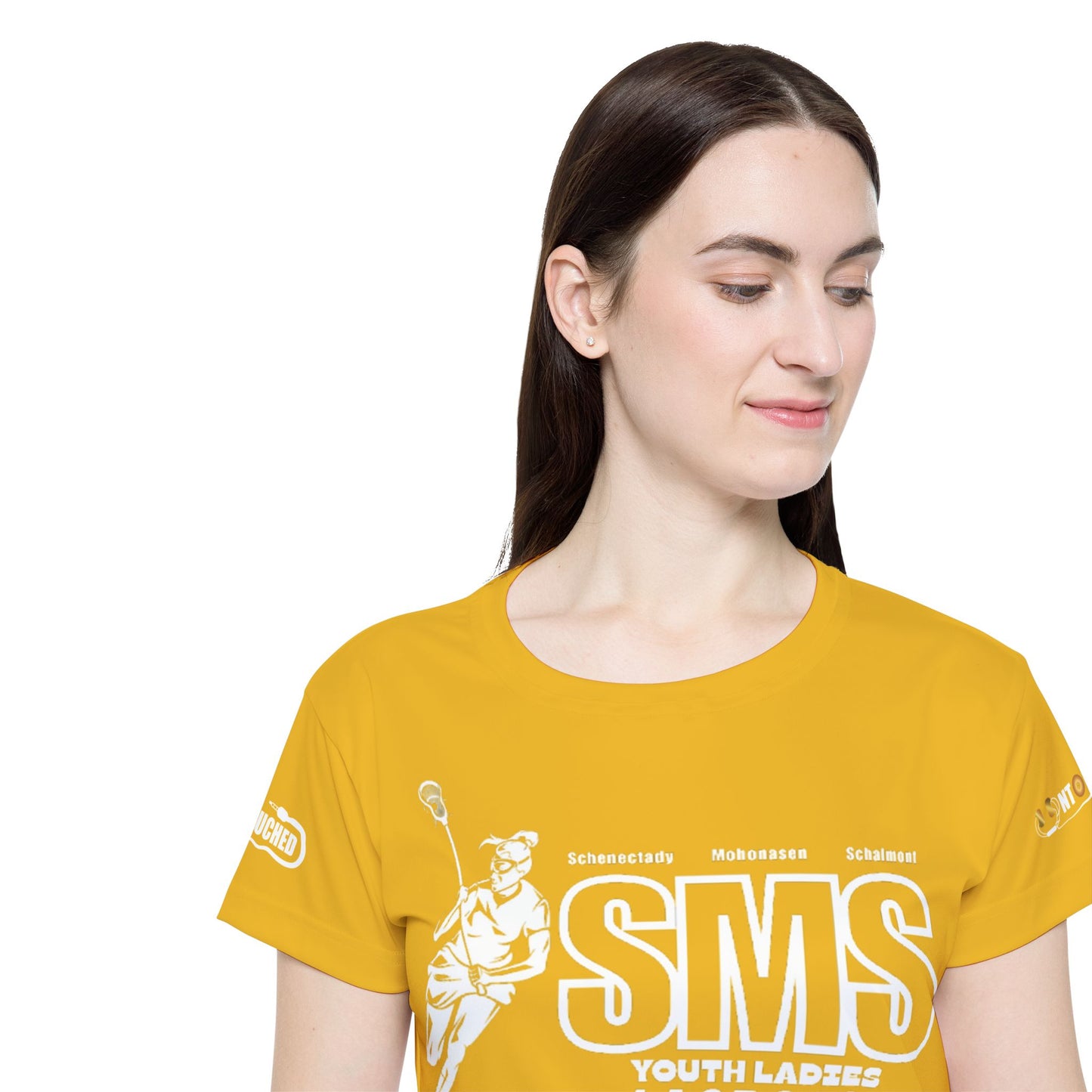 Yellow SMS Lacrosse Sports Jersey