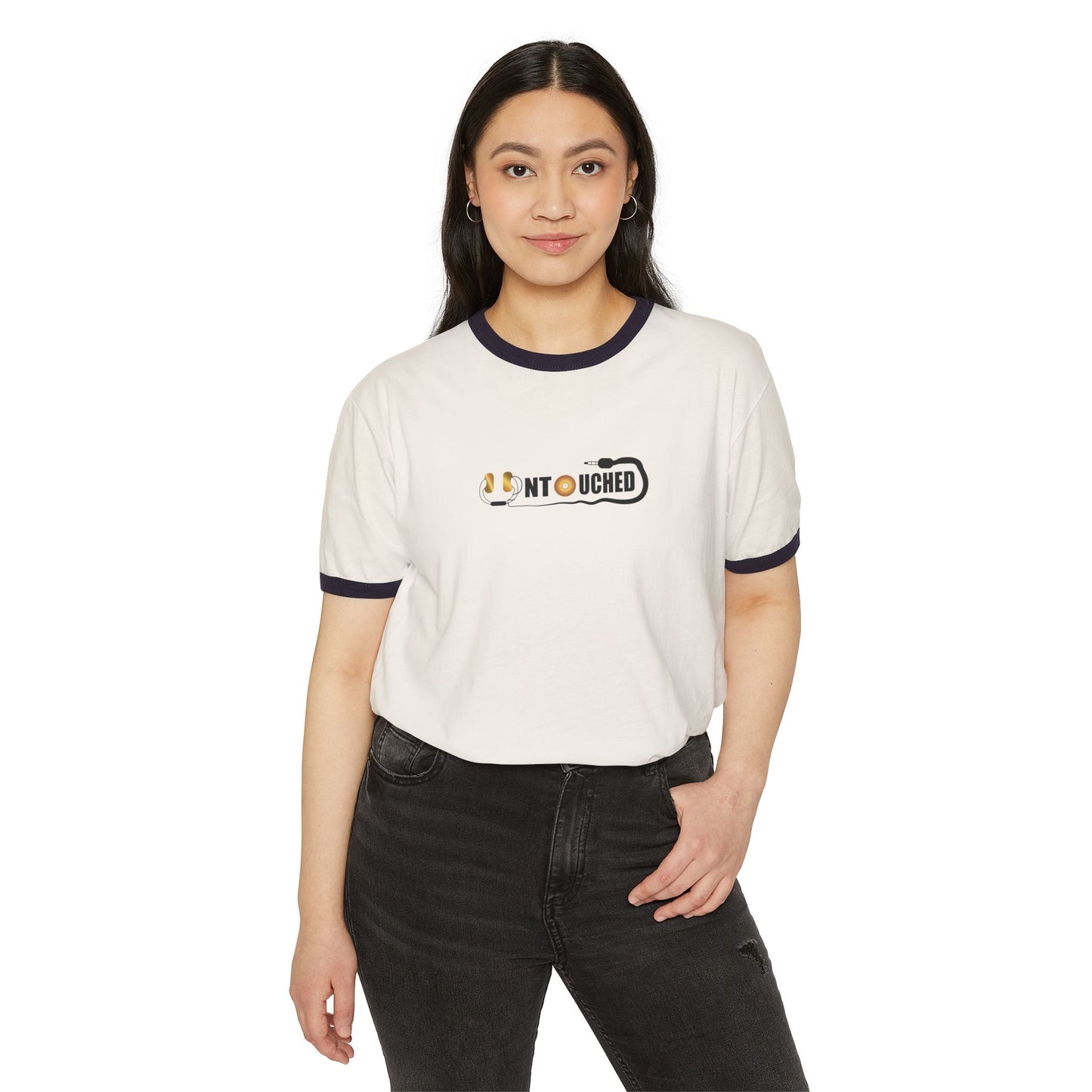 UNTOUCHED Unisex Cotton Ringer T-Shirt