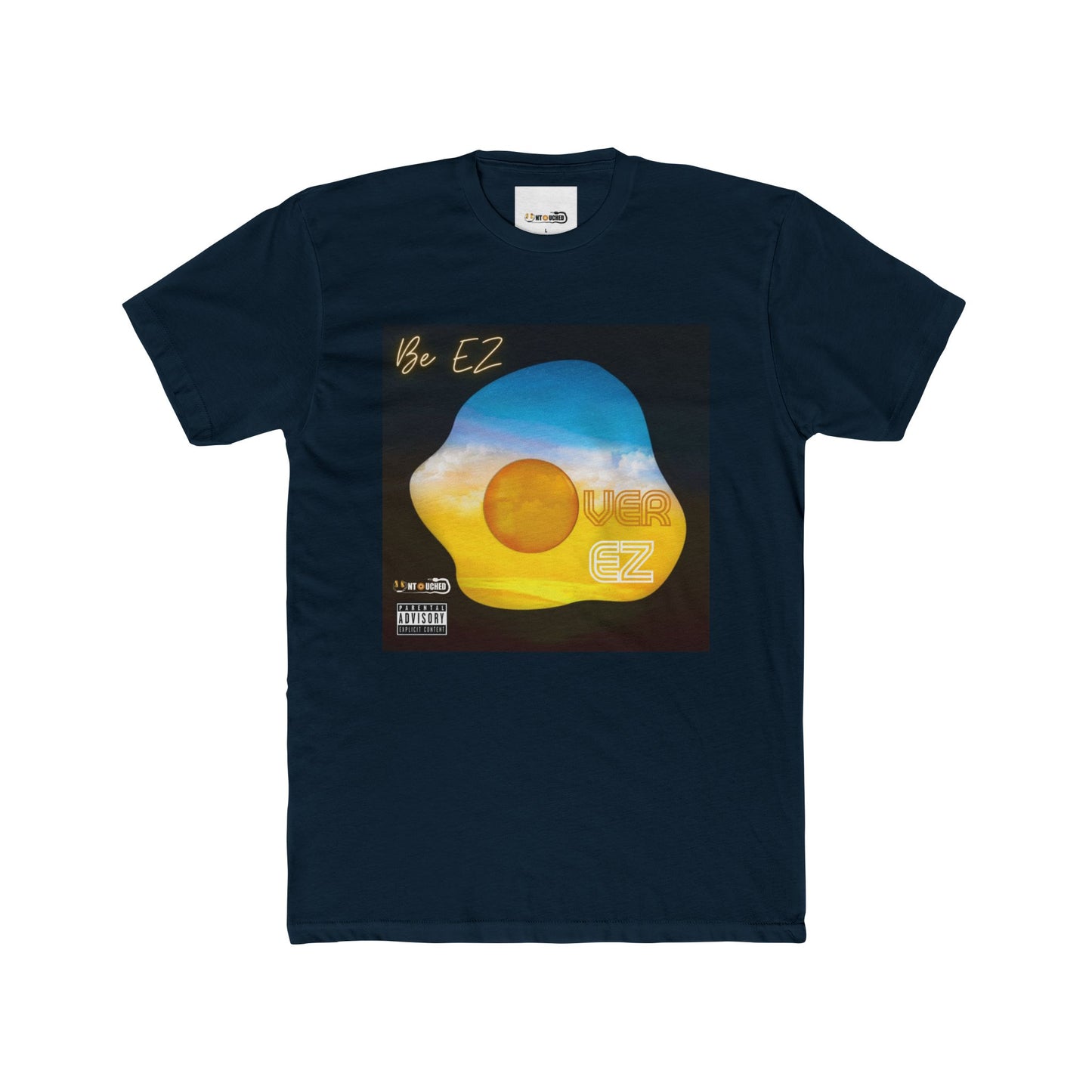 Cover Art Collection Unisex Cotton Crew Tee - 'Over EZ' Graphic T-Shirt