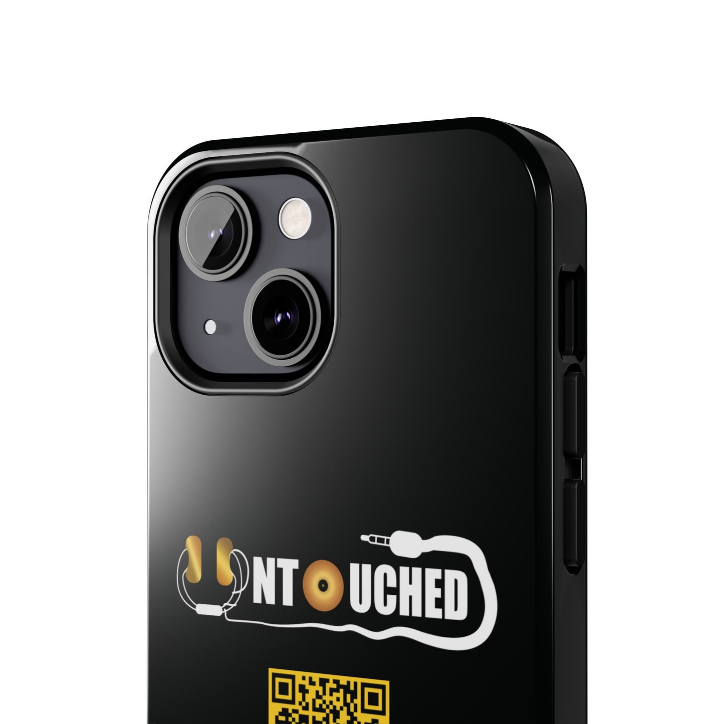 Durable Tough UNTOUCHED Phone Cases with Unique QR Design - Perfect for Tech Lovers