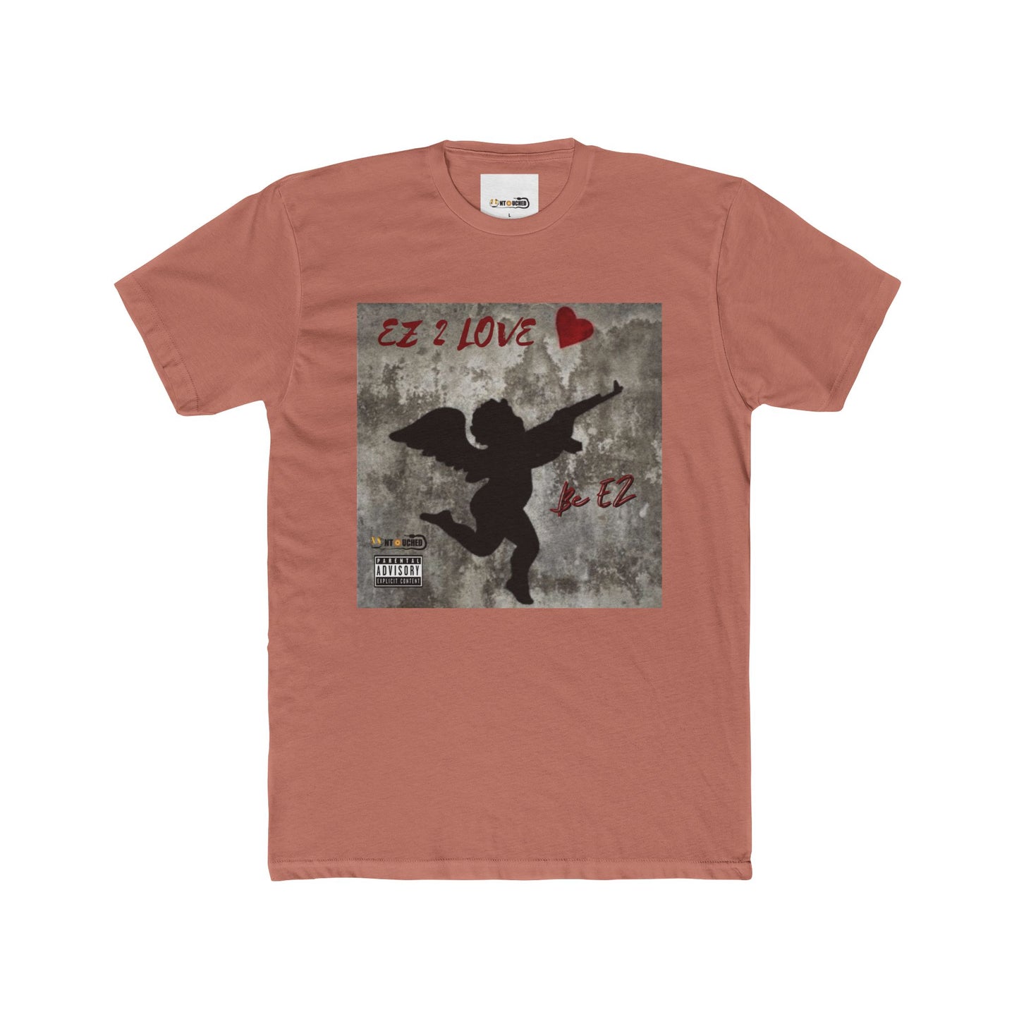 Cover Art Collection Unisex Cotton Crew Tee - ' EZ 2 Love' Graphic T-Shirt