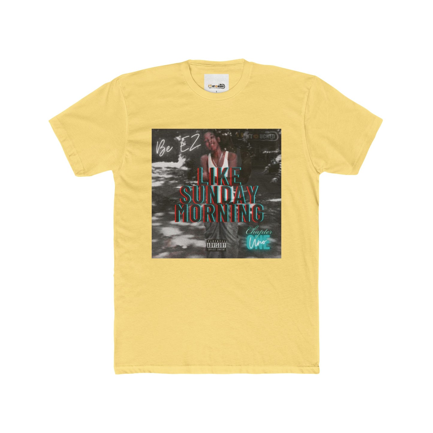 Cover Art Collection Unisex Cotton Crew Tee - 'Like Sunday Morning Part 1' Graphic T-Shirt