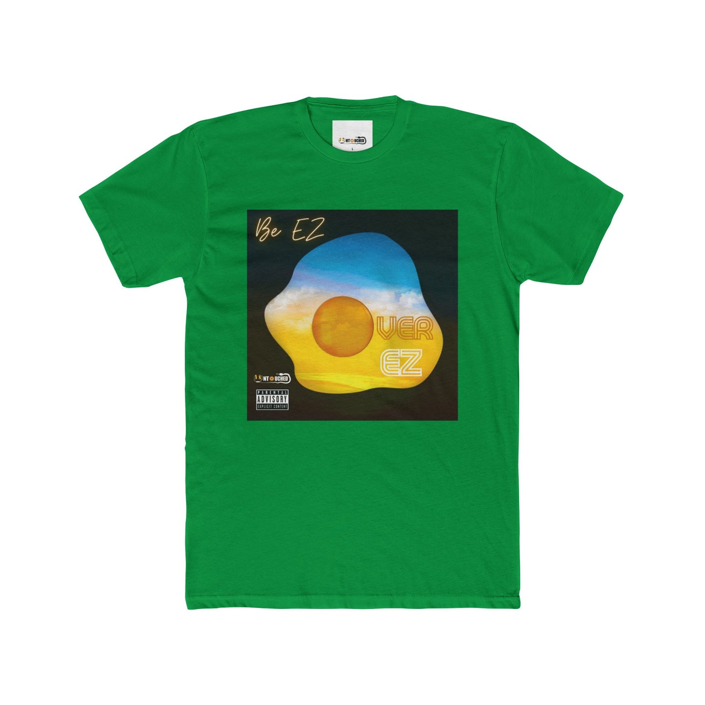 Cover Art Collection Unisex Cotton Crew Tee - 'Over EZ' Graphic T-Shirt