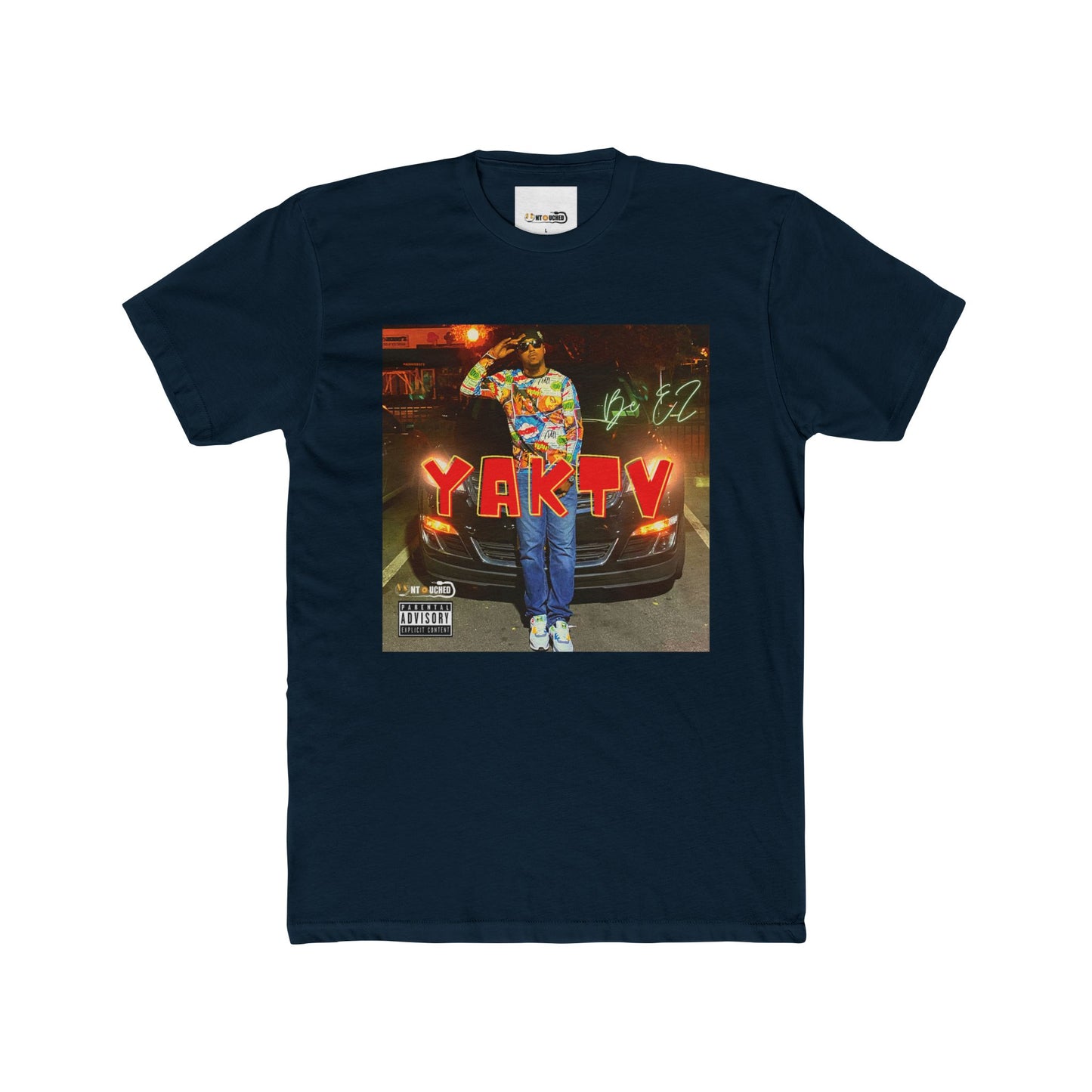 Cover Art Collection Unisex Cotton Crew Tee - ' YAKTV' Graphic T-Shirt