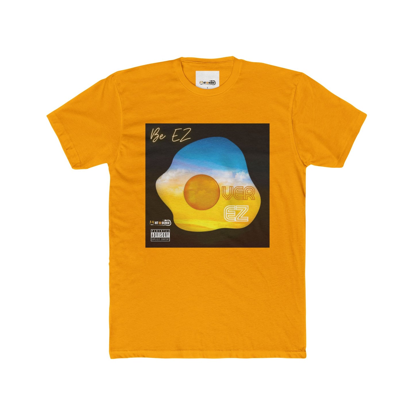 Cover Art Collection Unisex Cotton Crew Tee - 'Over EZ' Graphic T-Shirt