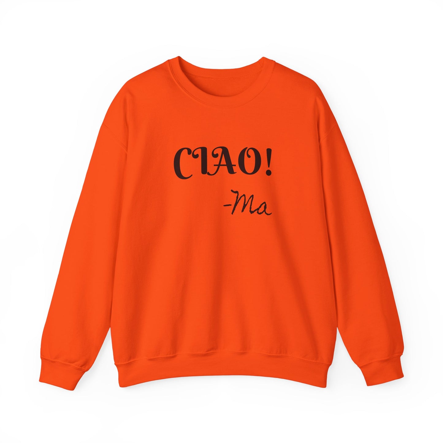 Ciao! Mom Unisex Heavy Blend Sweatshirt - Cozy Gift for Mother's Day & Casual Outings
