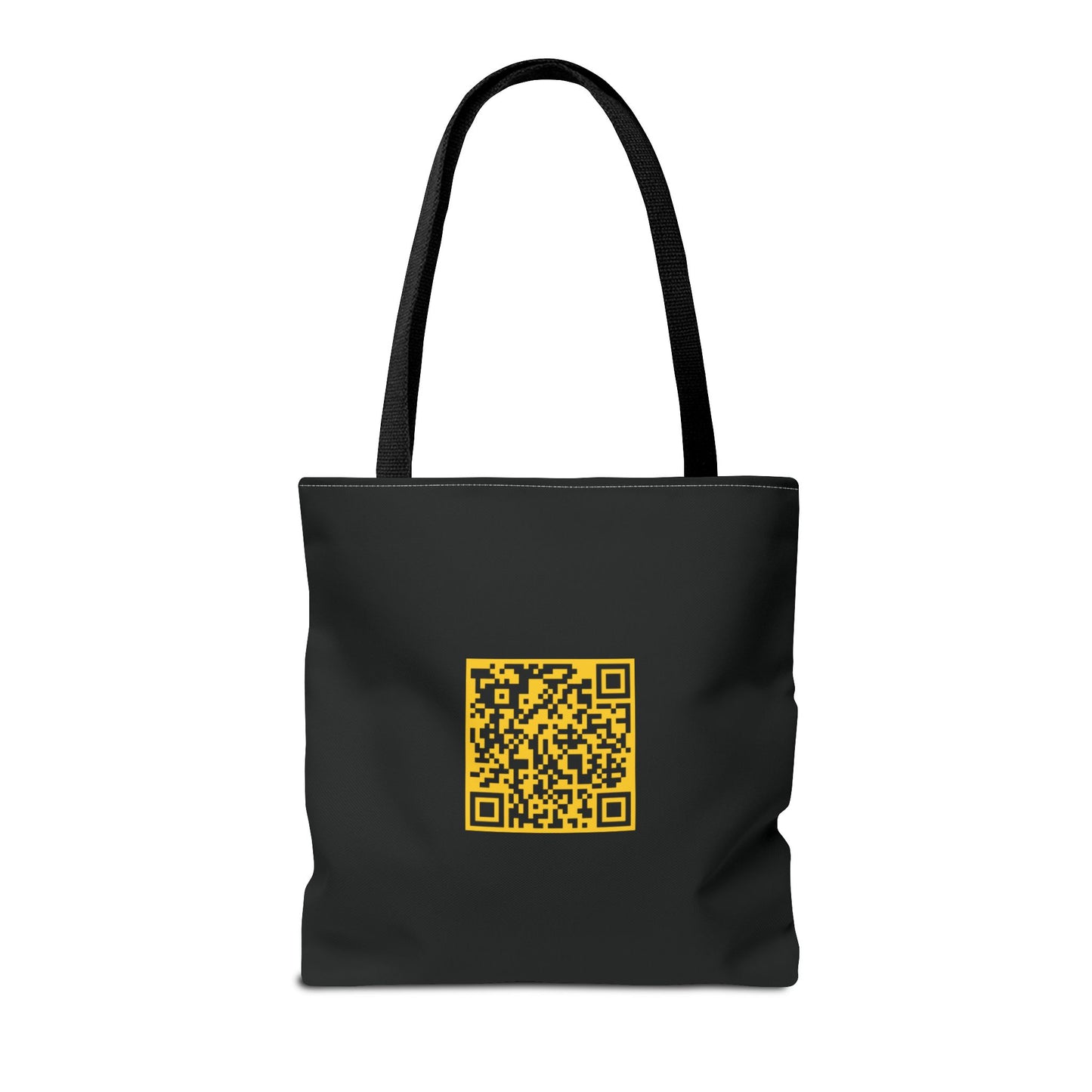Untouched Music-Themed Tote Bag with QR Code