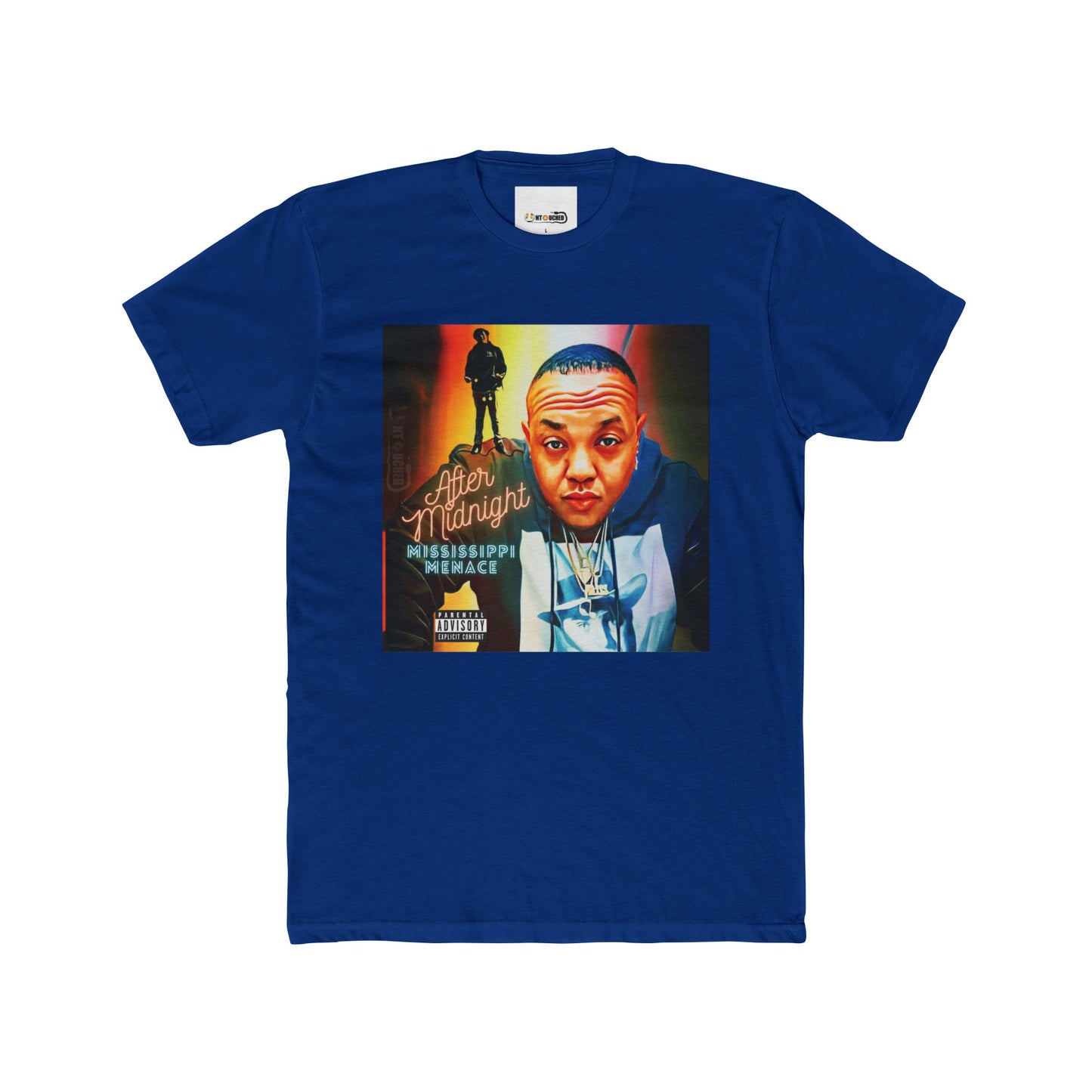 Cover Art Collection Unisex Cotton Crew Tee - 'After Midnight' Graphic T-Shirt
