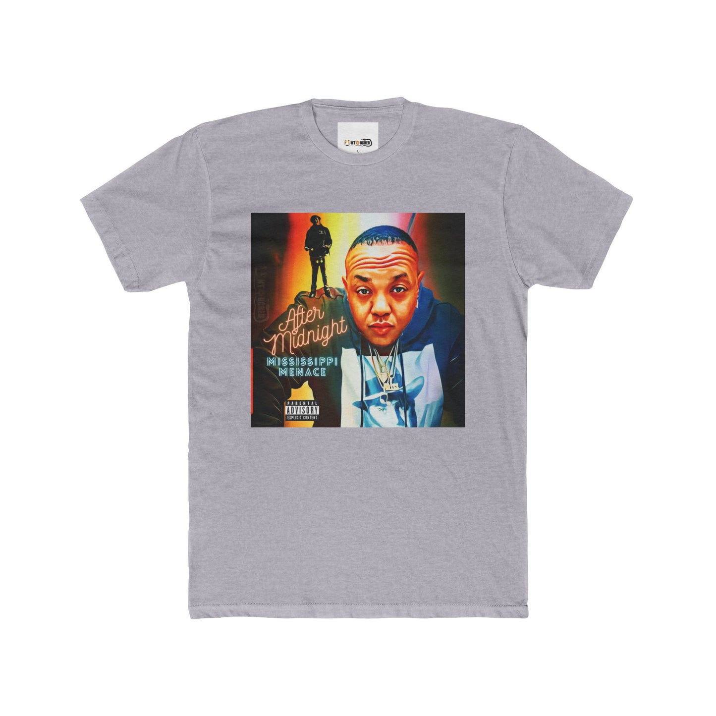 Cover Art Collection Unisex Cotton Crew Tee - 'After Midnight' Graphic T-Shirt