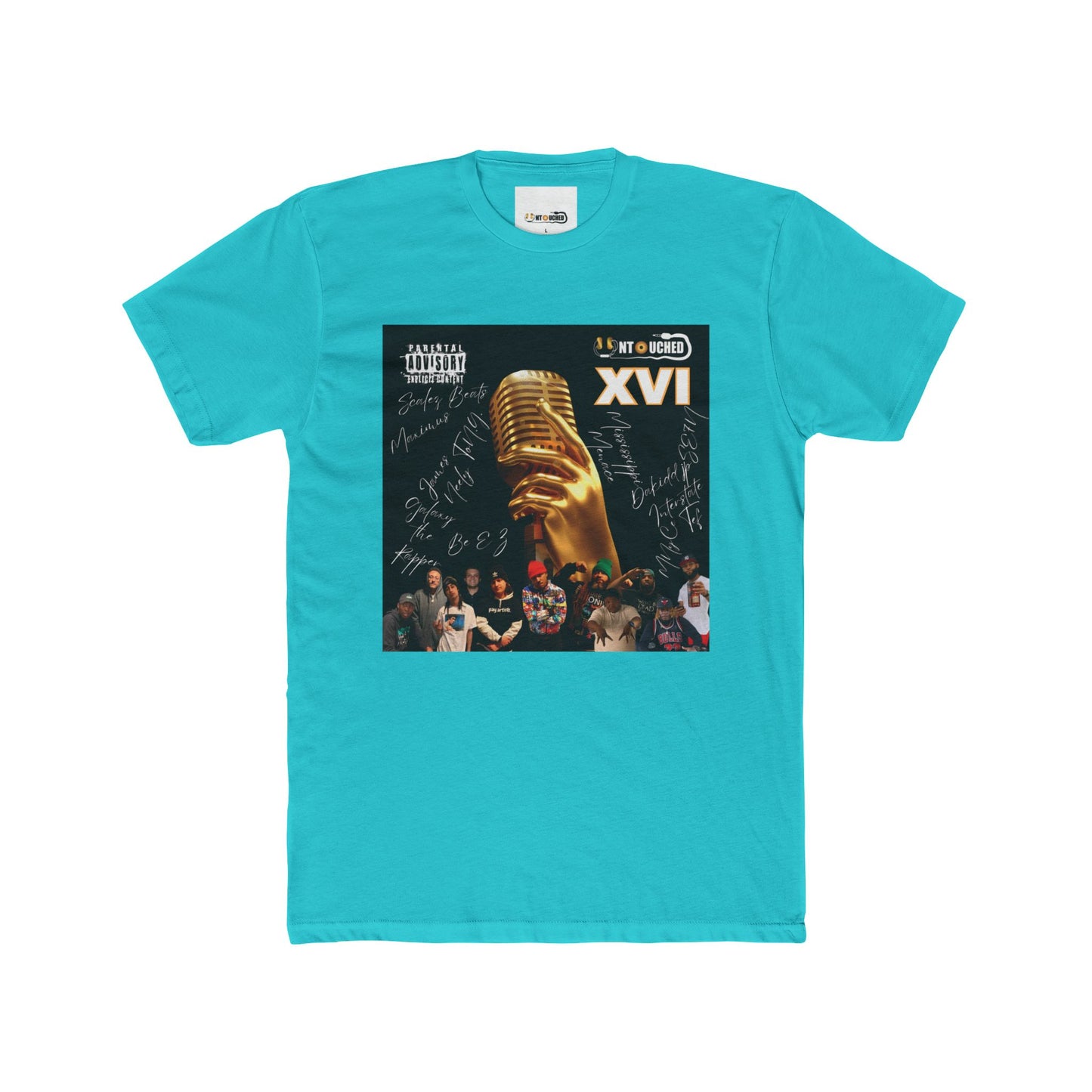 Cover Art Collection Unisex Cotton Crew Tee - 'XVI' Graphic T-Shirt