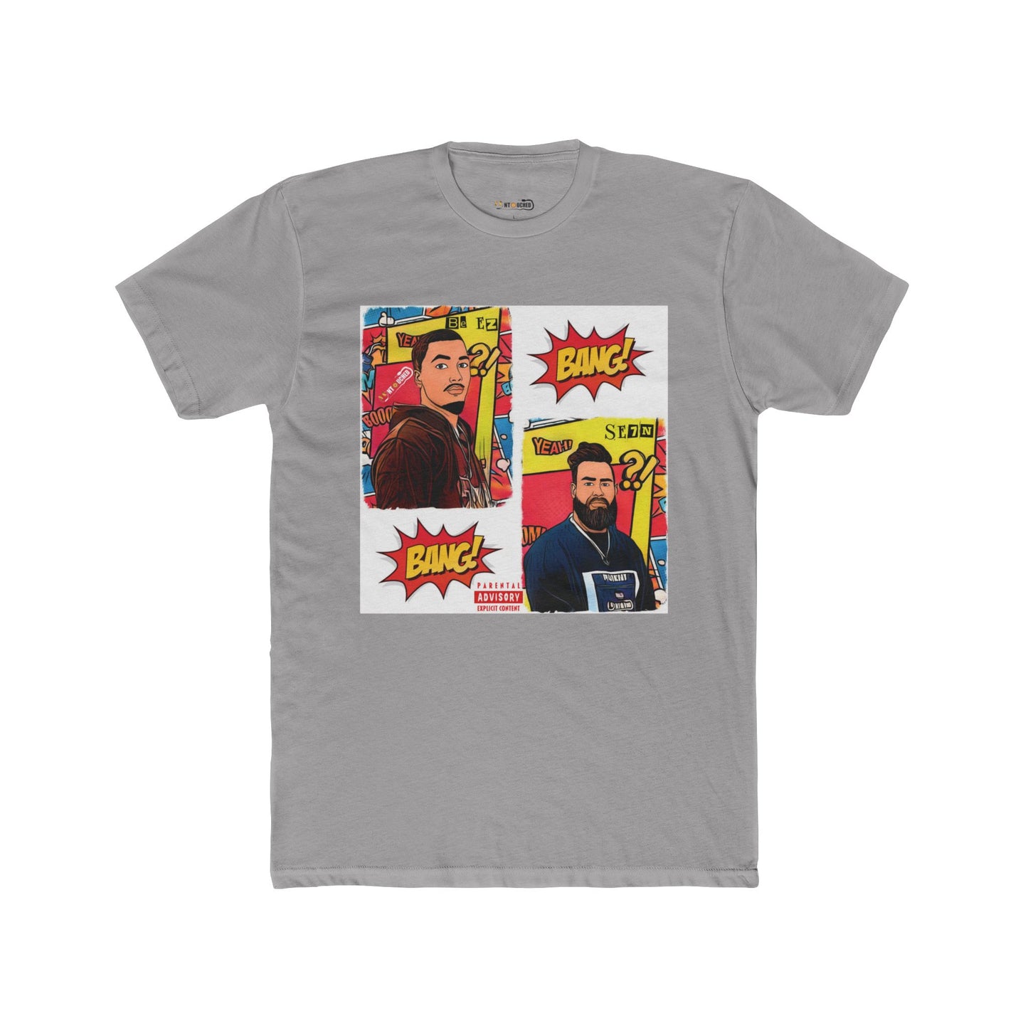 Cover Art Collection Unisex Cotton Crew Tee - 'BANG BANG' Graphic T-Shirt