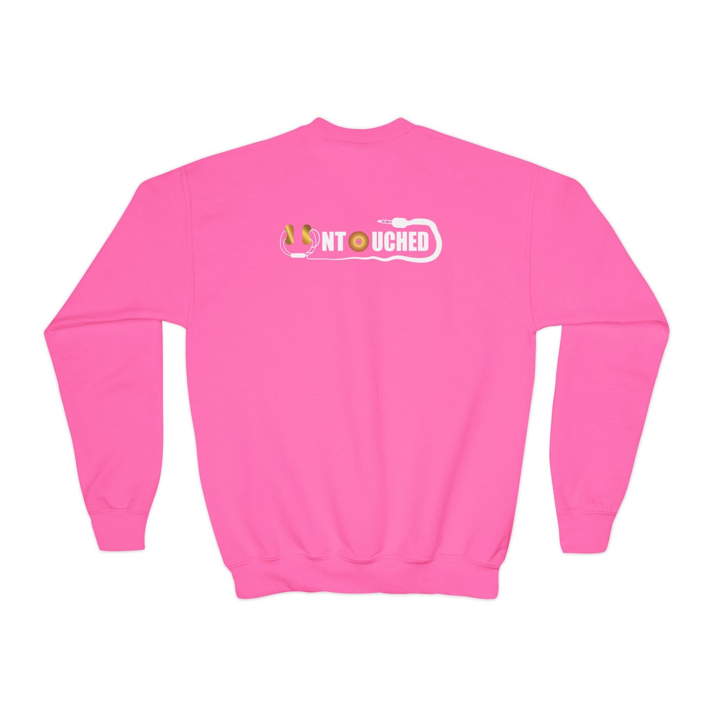 Youth Crewneck Sweatshirt - The Why Kidz Star and Untouched Design