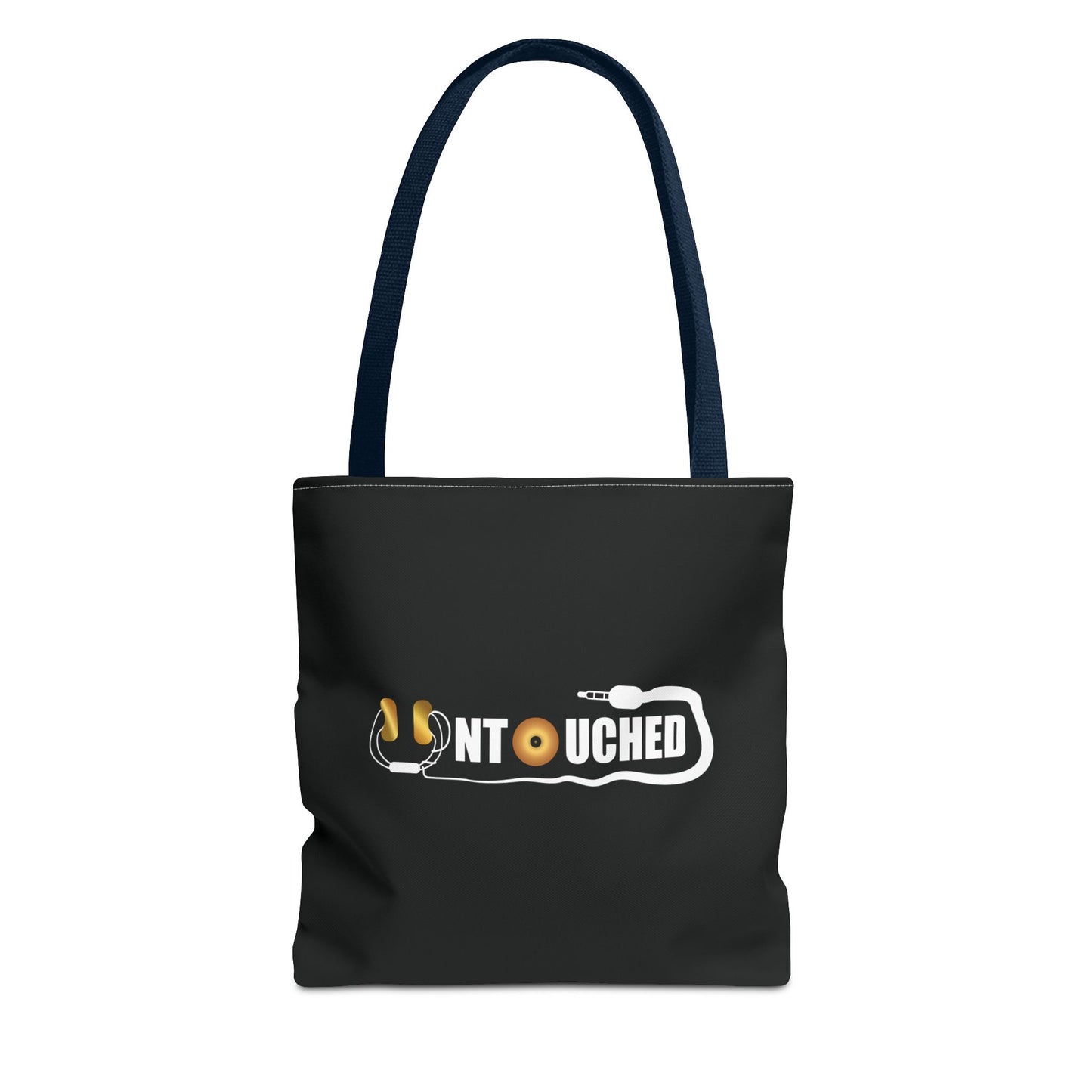 Untouched Music-Themed Tote Bag with QR Code