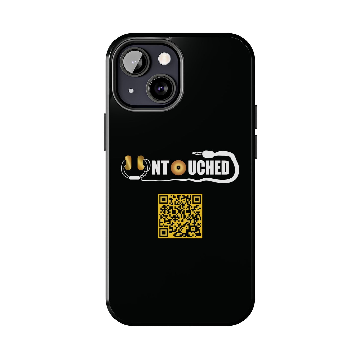 Durable Tough UNTOUCHED Phone Cases with Unique QR Design - Perfect for Tech Lovers