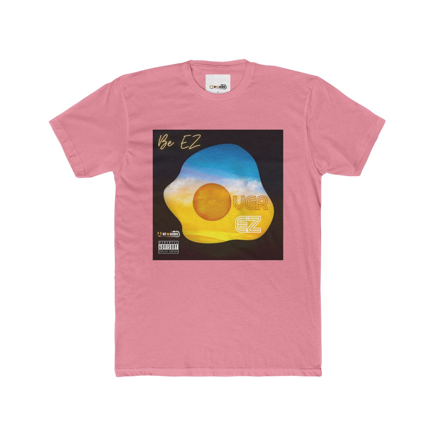 Cover Art Collection Unisex Cotton Crew Tee - 'Over EZ' Graphic T-Shirt