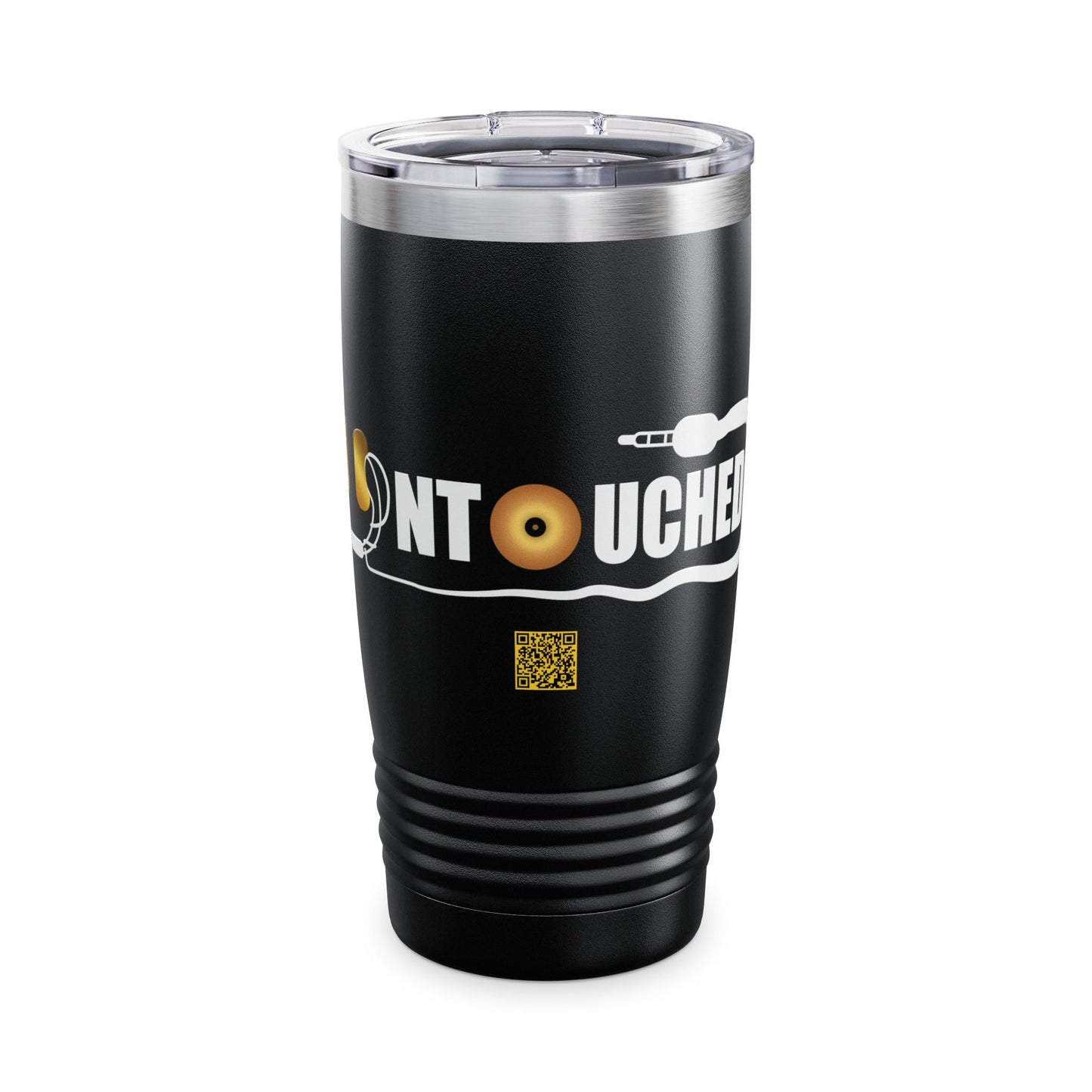 20oz Stainless Steel Ringneck Tumbler - Fun 'Don't Touch' Design